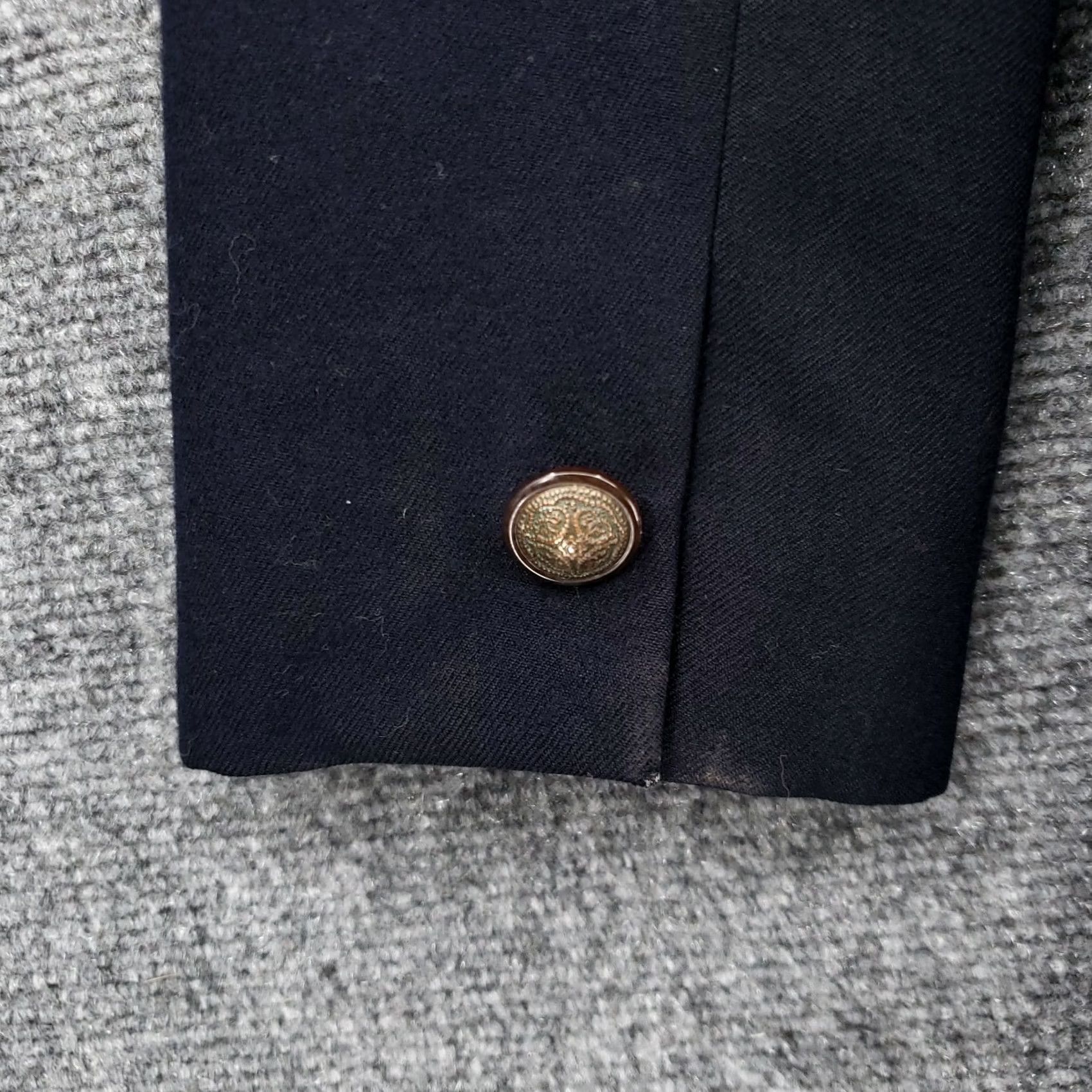 Vintage Casual Corner Blazer Womens 6 Blue One-Button Pocket Long Sleeves Wool Jacket Size M / US 6-8 / IT 42-44 - 5 Thumbnail