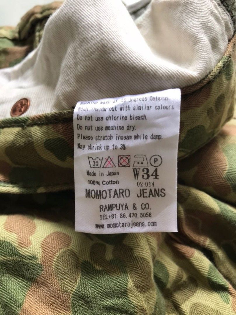 Japanese Brand × Momotaro Jeans Momotaro Shorts pants camo Size US 32 / EU 48 - 7 Thumbnail