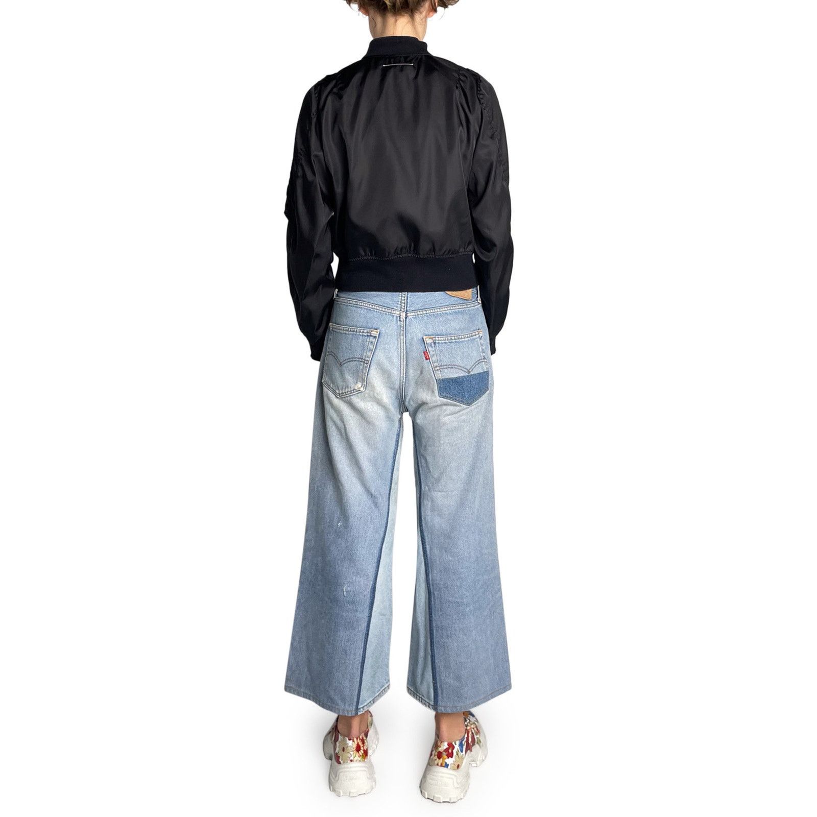 Levi's Levi Re-Worked Flared Denim Jean Size 30" / US 8 / IT 44 - 6 Thumbnail