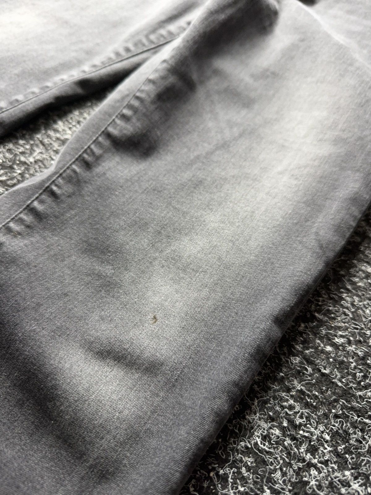 Diesel 00s Diesel LIVER-S Super Slim Grey Faded Denim Skinny Fit Size 28" / US 6 / IT 42 - 6 Thumbnail