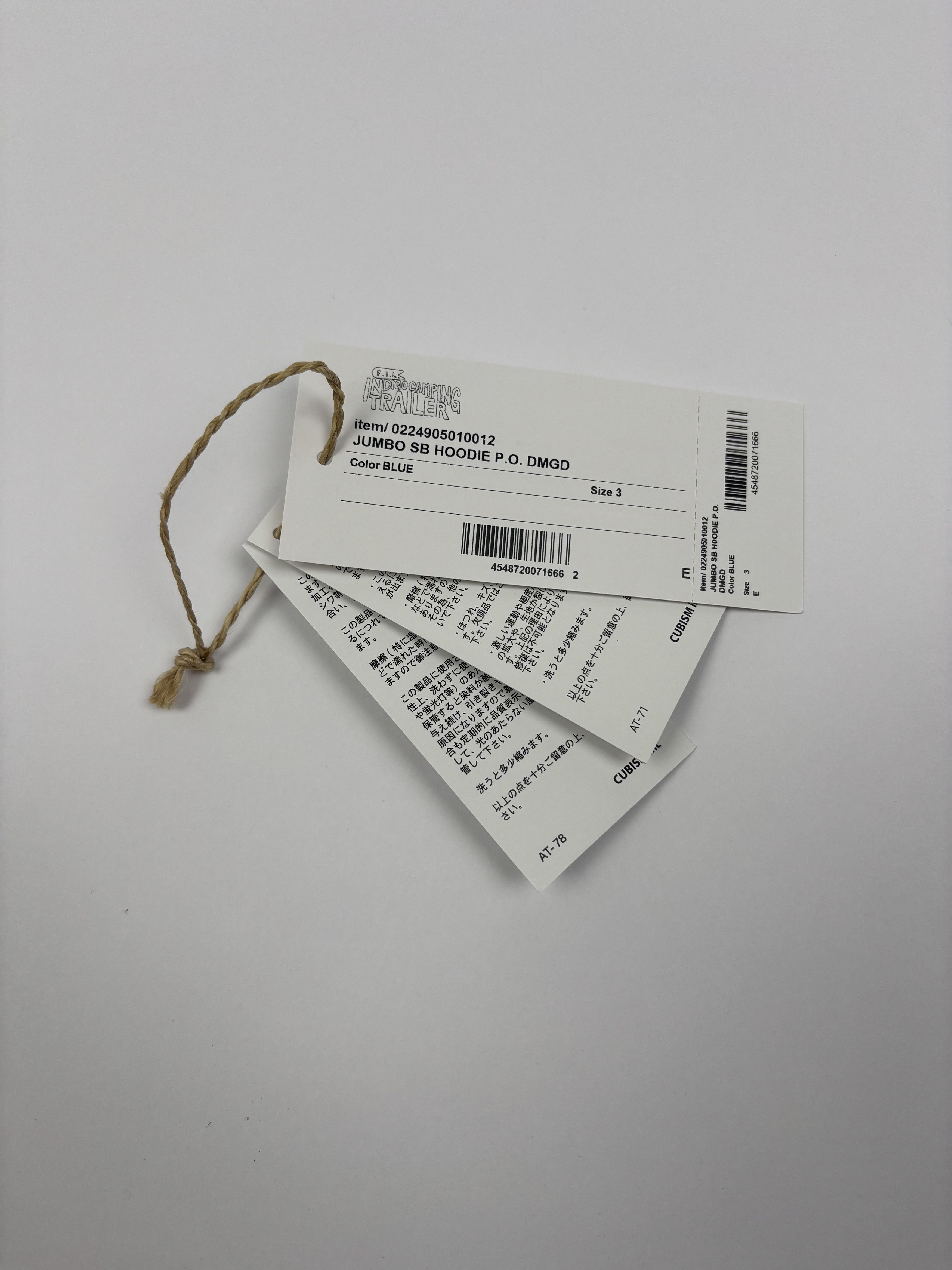 Visvim Visvim ICT Jumbo P.O. Hoodie Dmgd Size 3/L Size US L / EU 52-54 / 3 - 14 Thumbnail