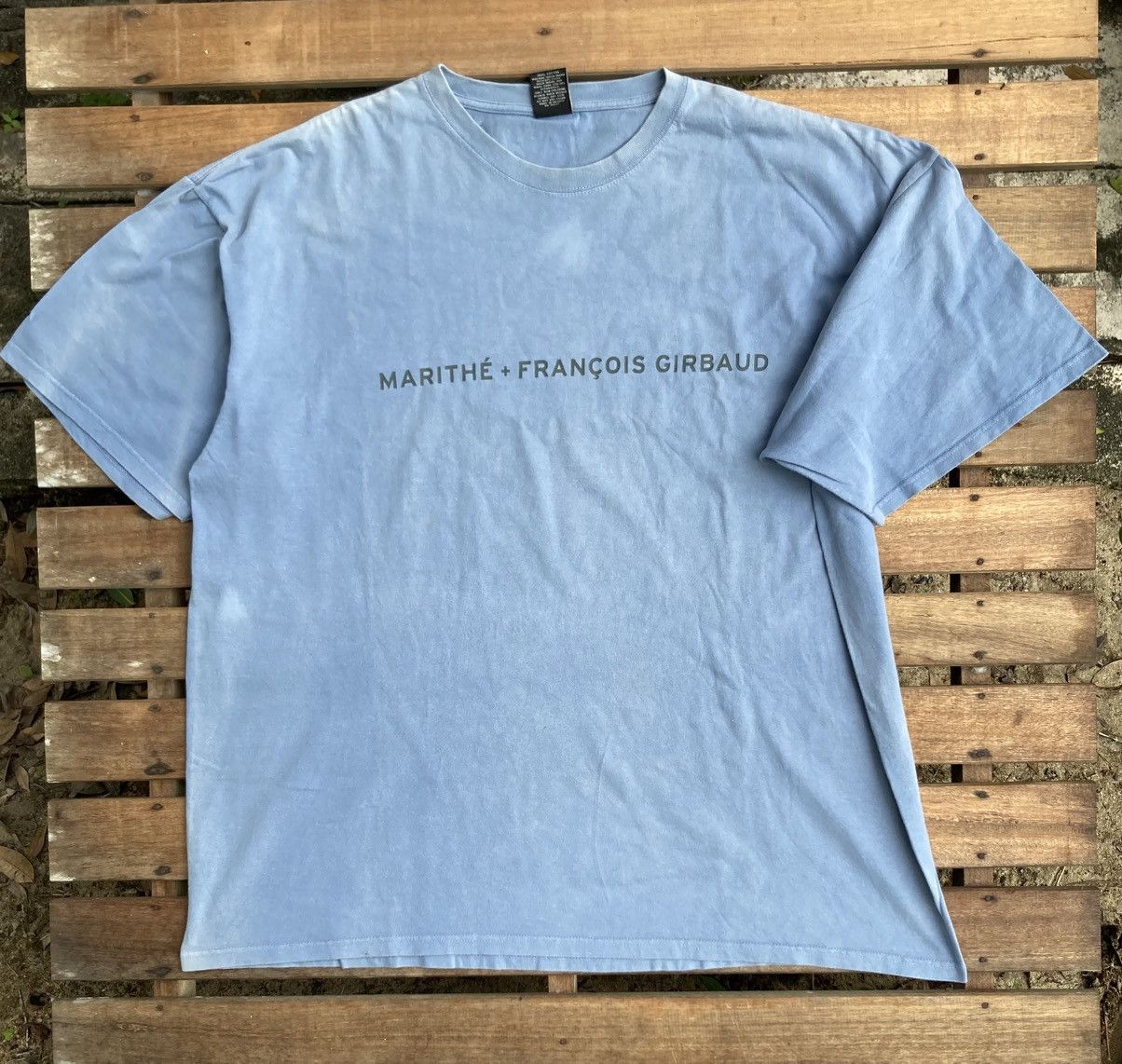 Marithe + Francois Girbaud Marithe + Francois Girbaud spellout sun faded t shirt Size US XXL / EU 58 / 5 - 11 Thumbnail