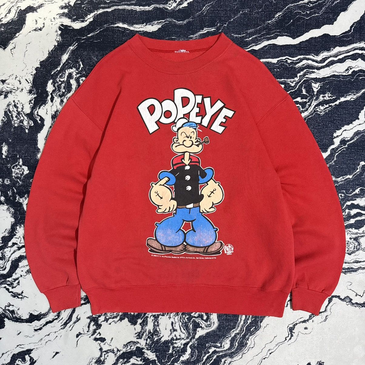 Vintage Vintage Popeye Sweatshirt Size US M / EU 48-50 / 2 - 1 Thumbnail