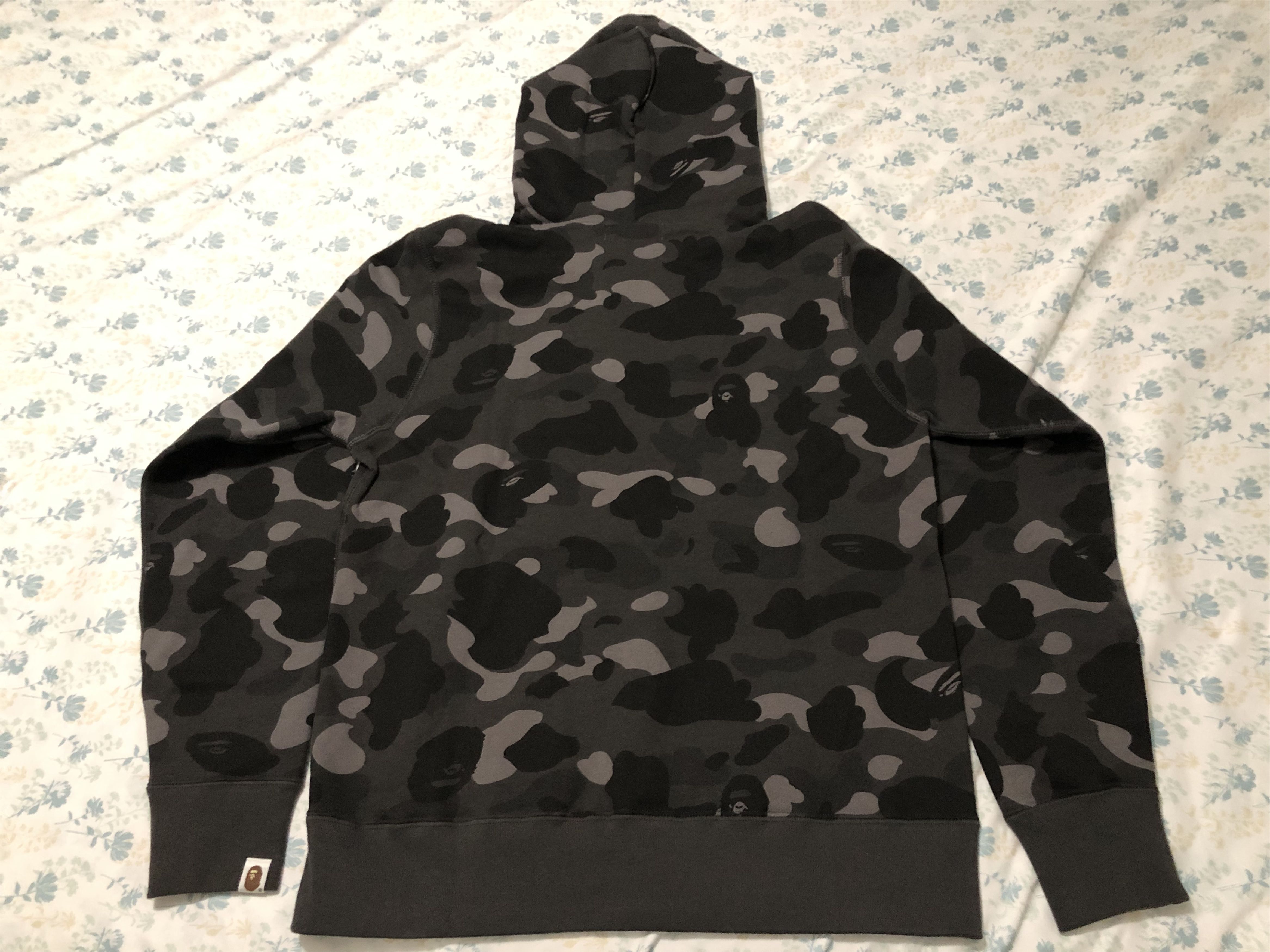 Bape Bape Color Camo College Pullover Hoodie Black - Medium Size US M / EU 48-50 / 2 - 8 Thumbnail