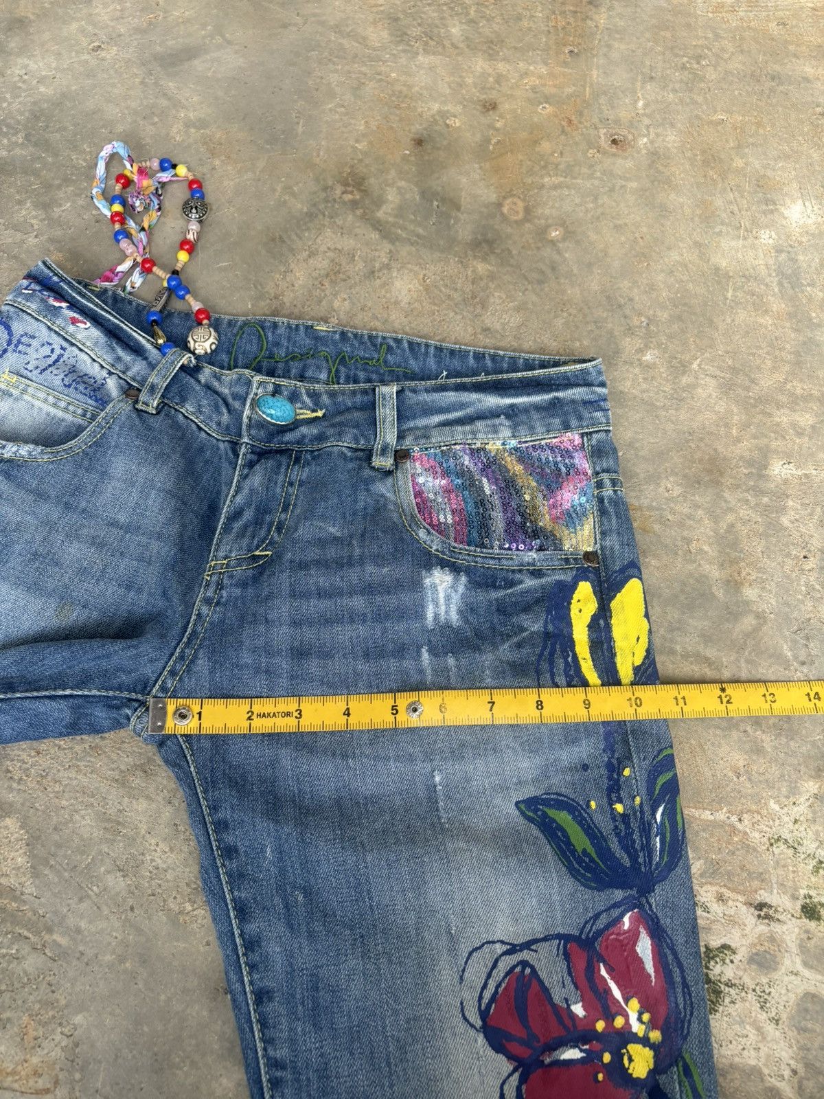 Hysteric Glamour Y2k Floral Hysteric Glamour style Denim Unisex Size US 28 / EU 44 - 16 Thumbnail