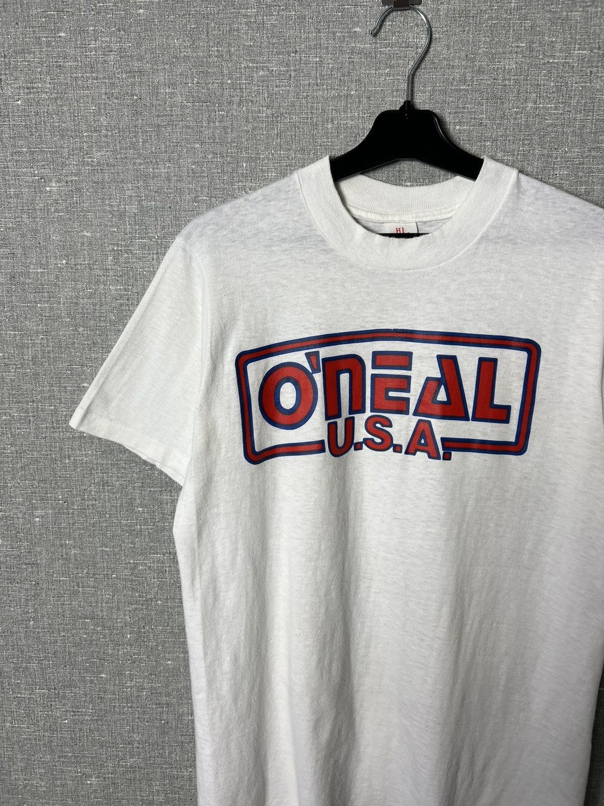 Vintage 80s O’Neal USA Racing Single Stitch T-Shirt Big Logo Size US M / EU 48-50 / 2 - 16 Thumbnail