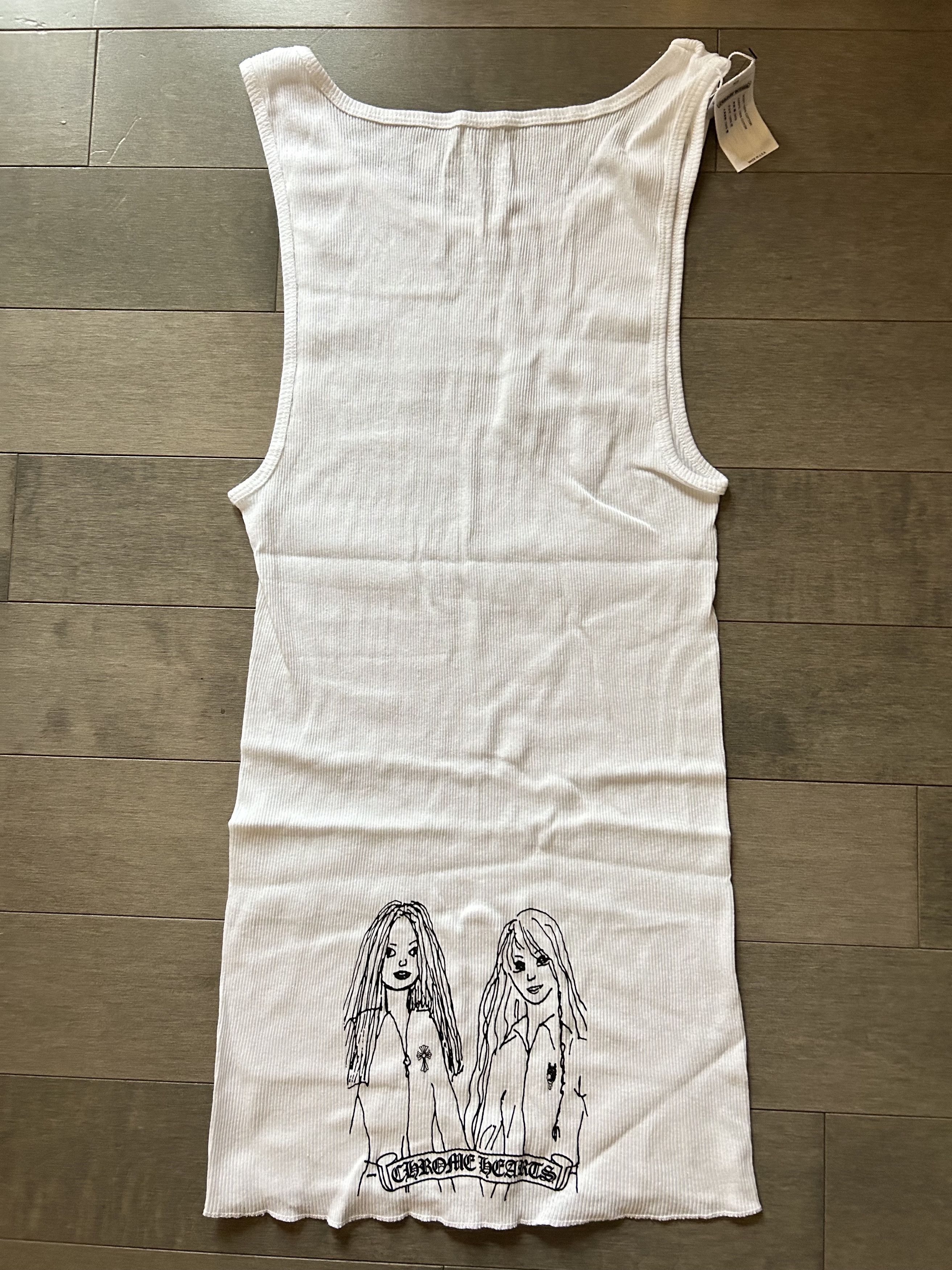Chrome Hearts Chrome Hearts Mayumi Rib Tank Size XL / US 12-14 / IT 48-50 - 3 Thumbnail