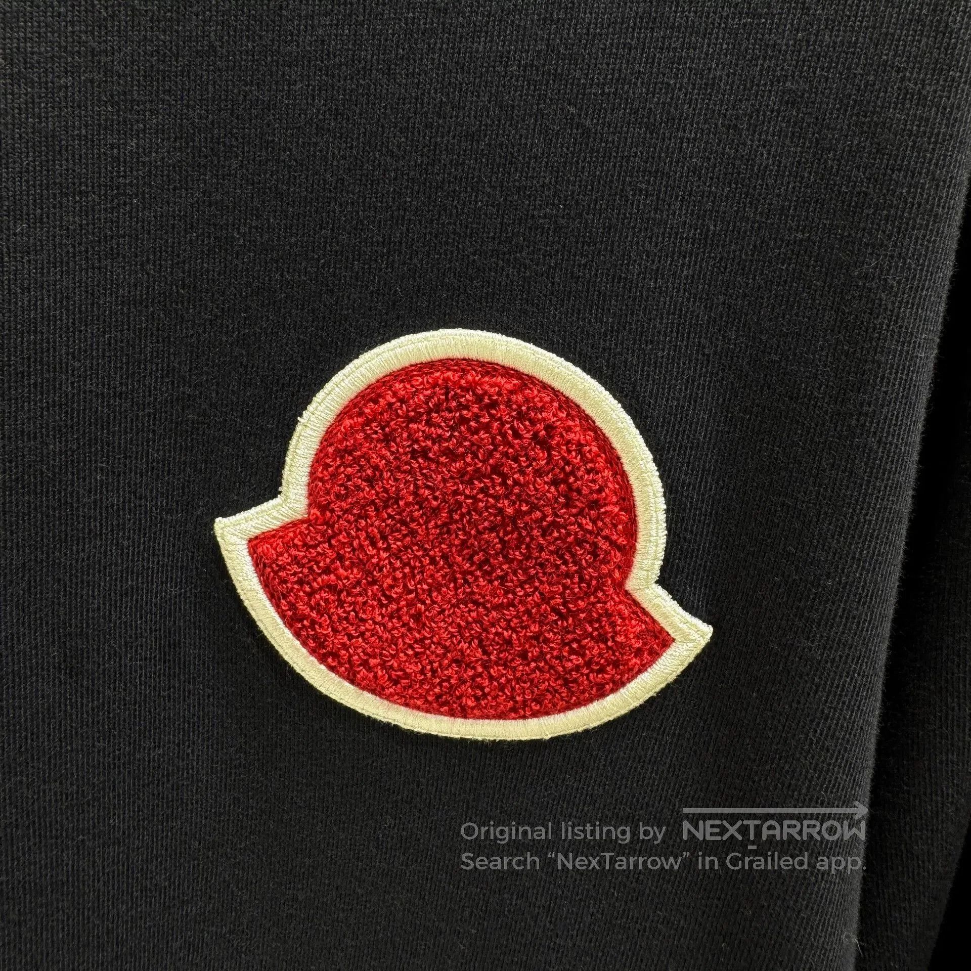 Moncler Moncler Flocked Large Logo Long Sleeve. Size US L / EU 52-54 / 3 - 2 Thumbnail