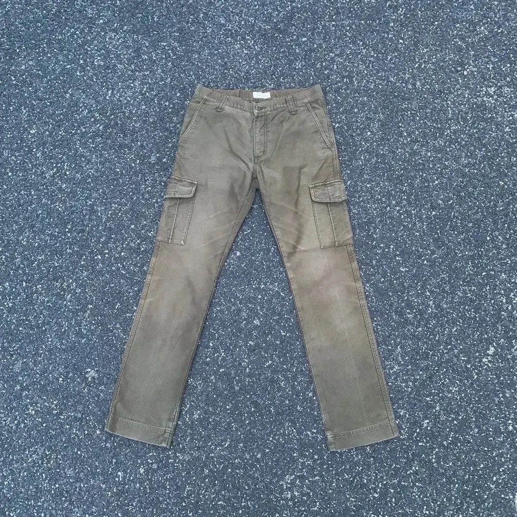 Japanese Brand 💥 Heavy Duty Global Work 31x31 Trousers Rugged Faded Cargo Size US 31 - 5 Thumbnail