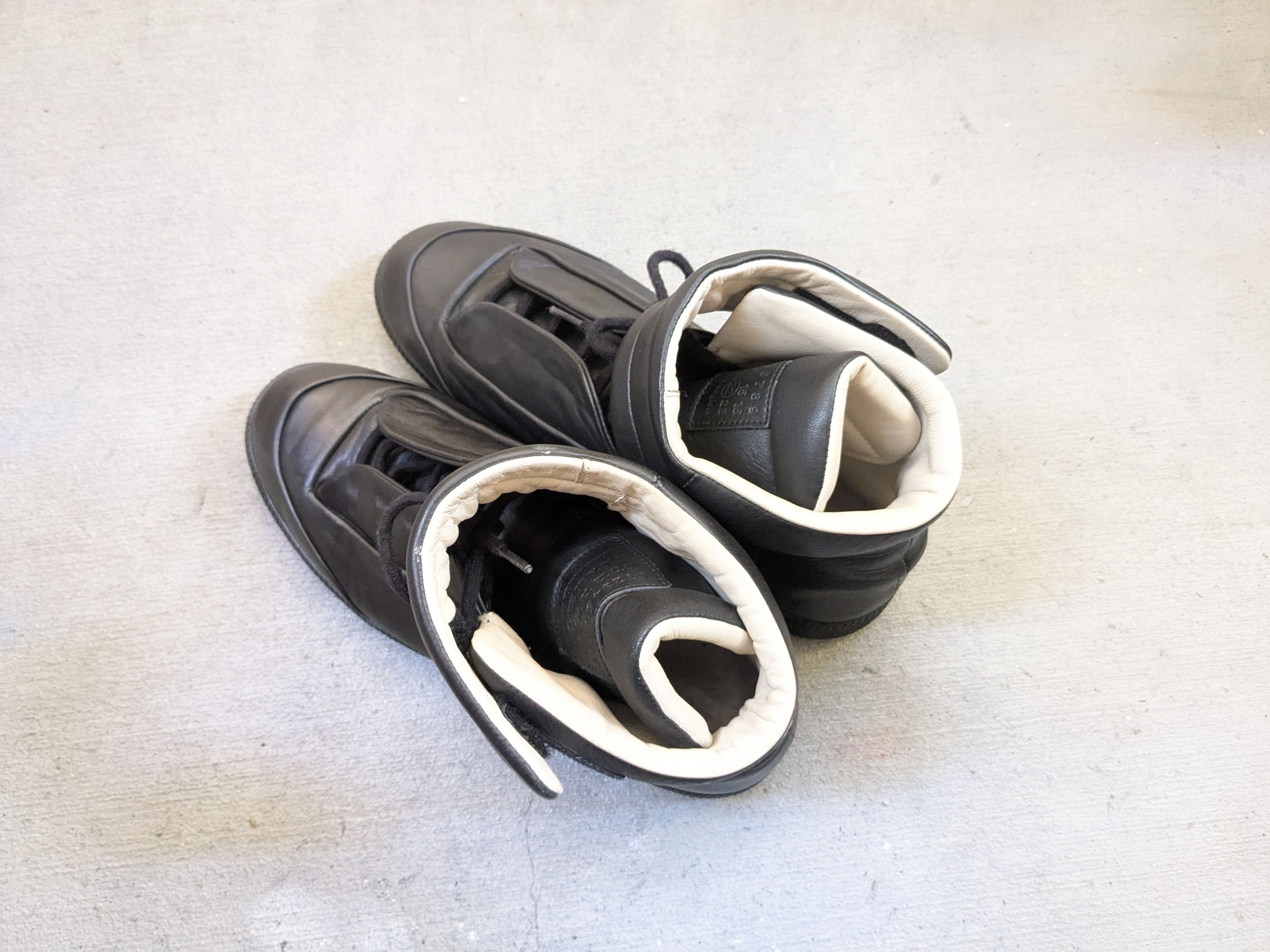 Maison Margiela Maison Margiela Future Black 10 43 Leather High Tops Size US 10 / EU 43 - 13 Thumbnail