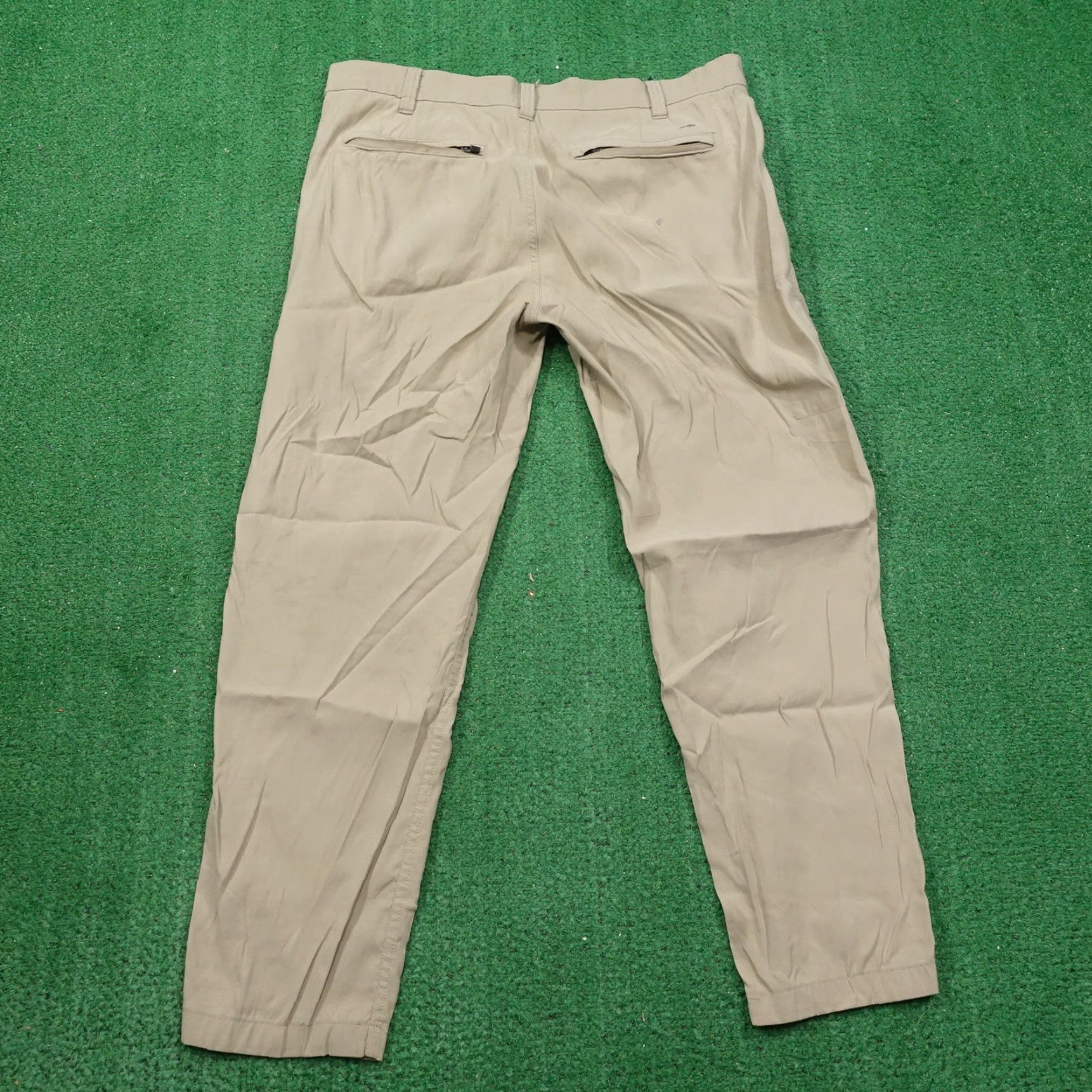 Eddie Bauer Vintage Eddie Bauer Travex Nylon Blend Beige Tan Lightweight Men's Hiking Pants 36x30 Size US 36 / EU 52 - 4 Thumbnail