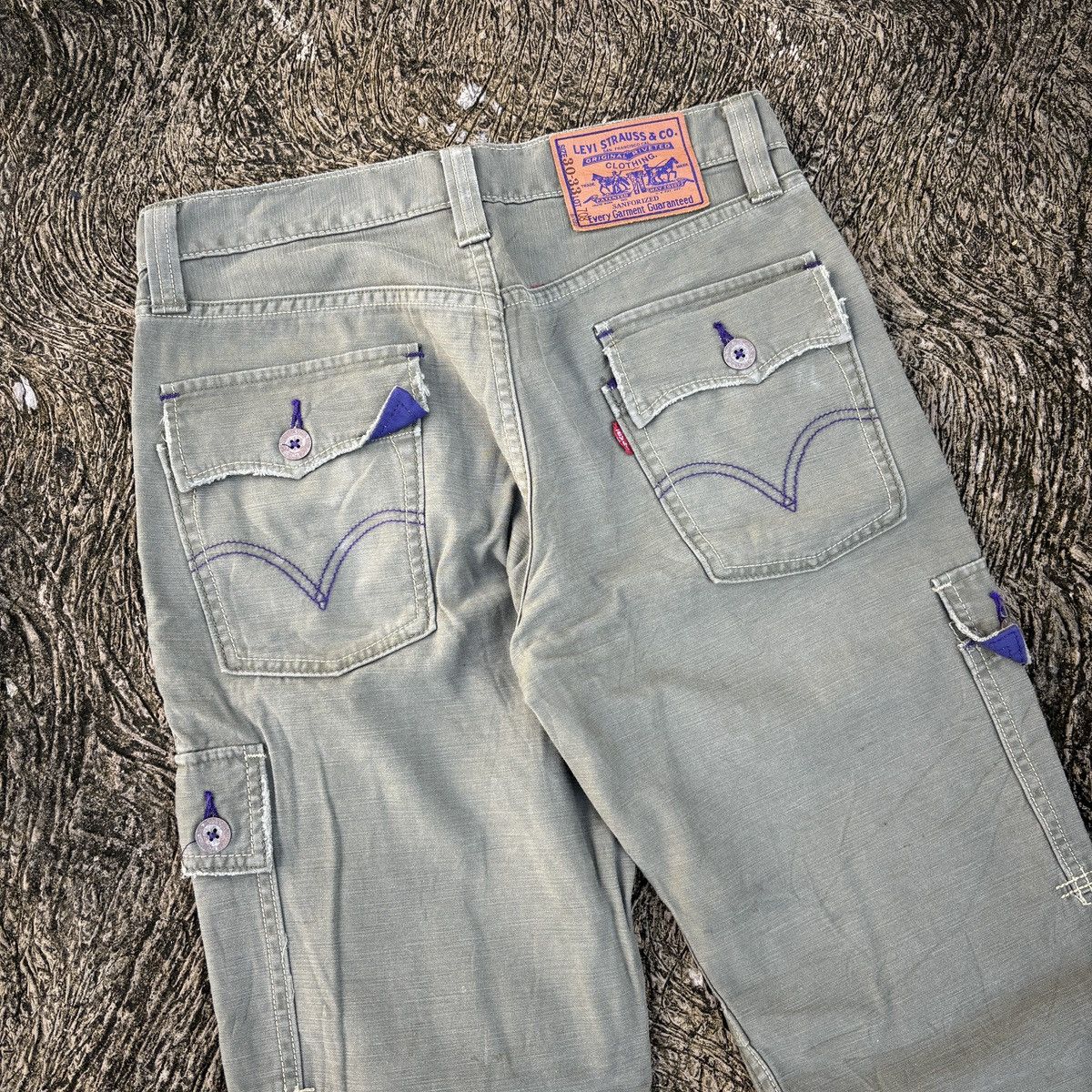 Levi's Levi’s Vintage Cargo Work Pants – Late 70s (Archive Piece) Size US 30 / EU 46 - 7 Thumbnail