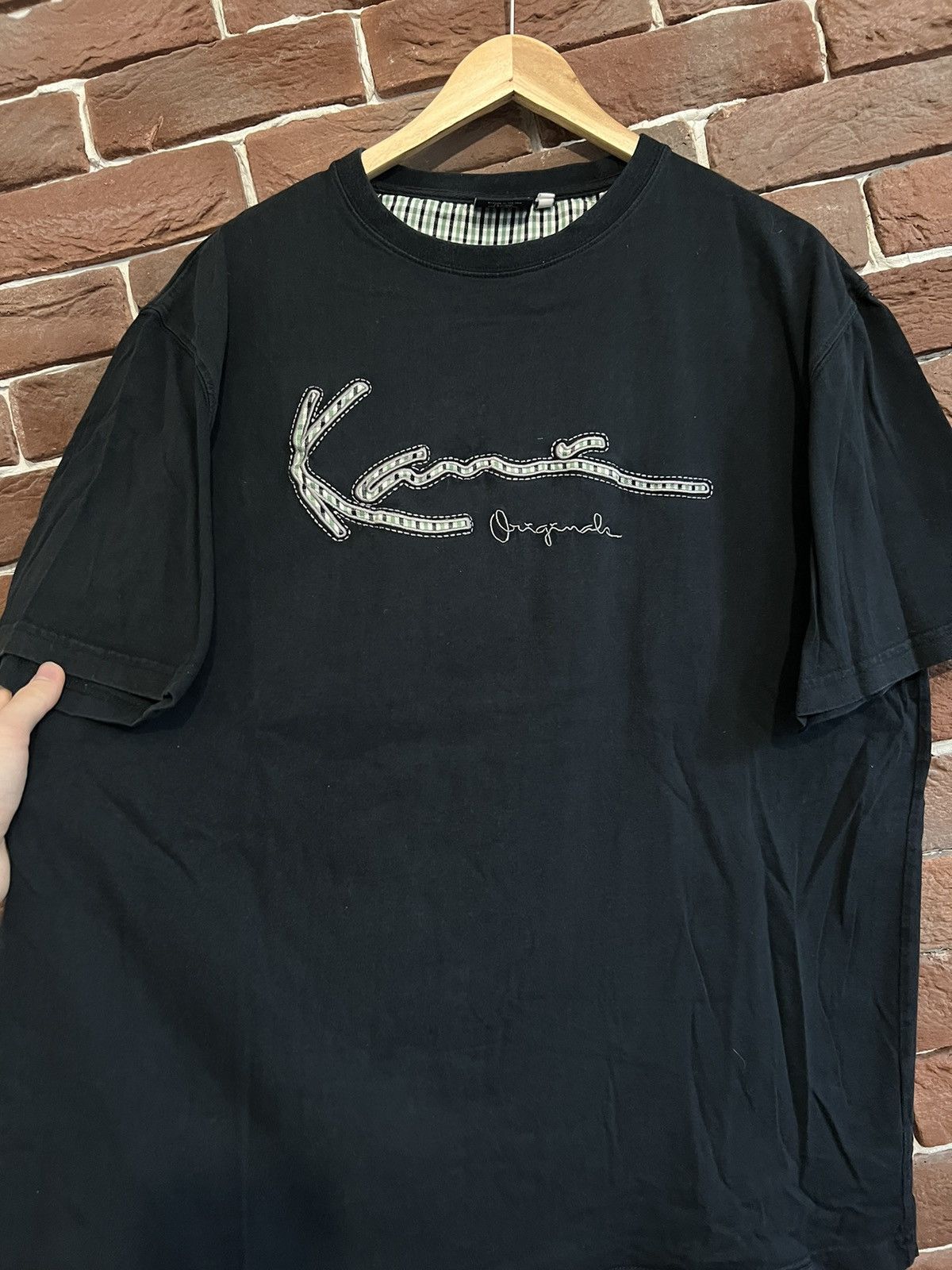 Karl Kani 90s Karl Kani Big Logo Rap Shirt Rare Vintage Hype Streetwea Size US XL / EU 56 / 4 - 2 Thumbnail