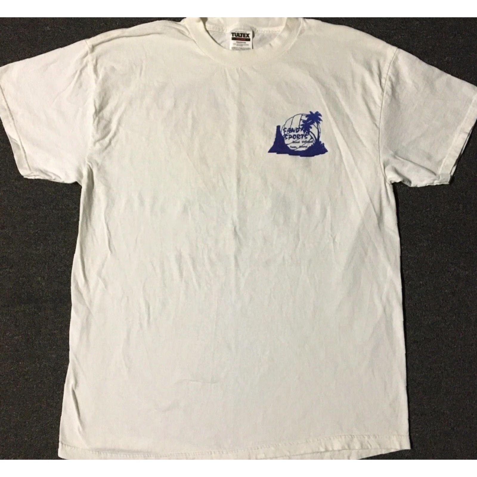 Vintage Vtg 90s Arizona Beach Volleyball Champion Shirt XL Abstract Art Surf Grunge 80s Size US XL / EU 56 / 4 - 2 Thumbnail