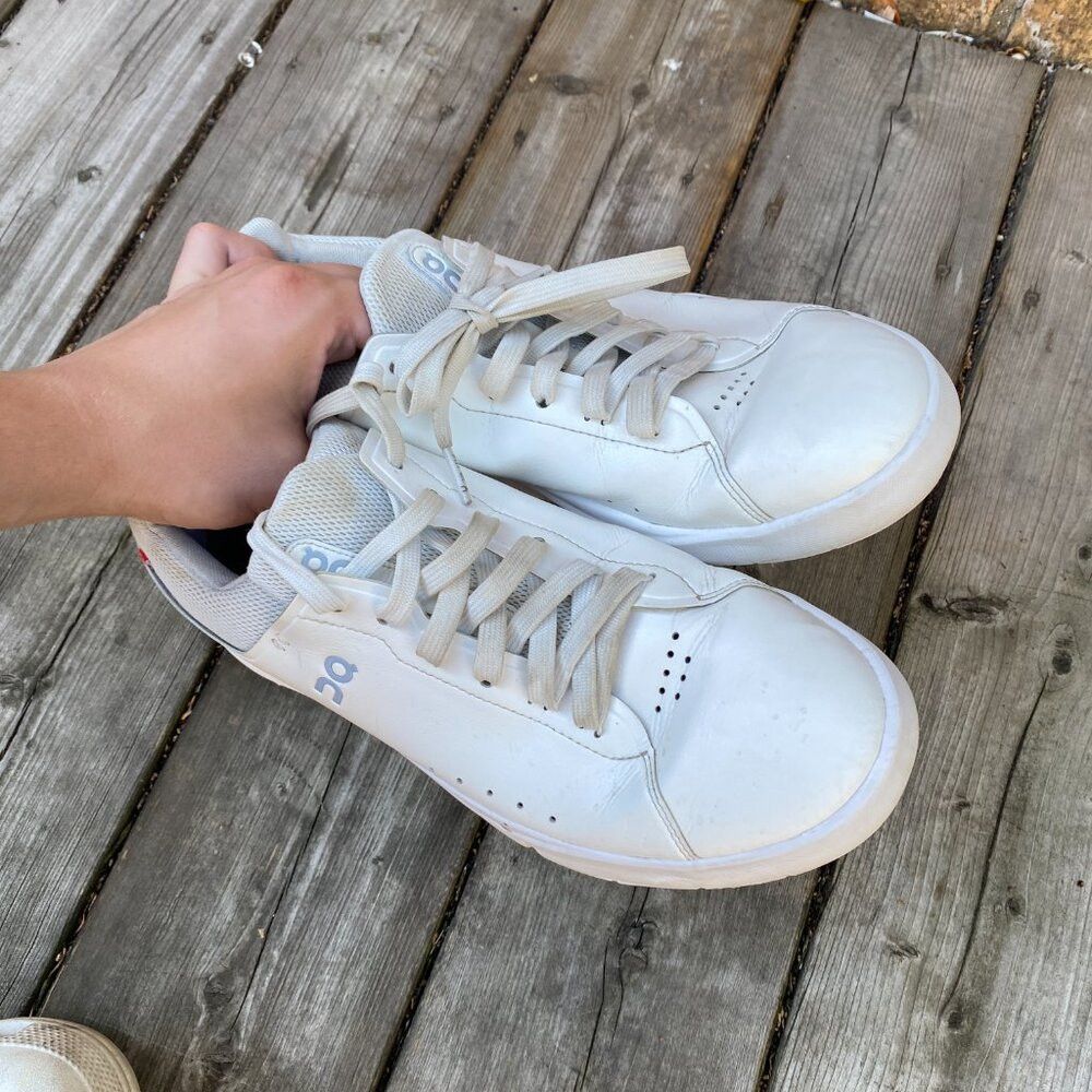 On On Cloud The Roger Clubhouse Lace Up Low Top White Sneaker Size US 9 / EU 42 - 5 Thumbnail