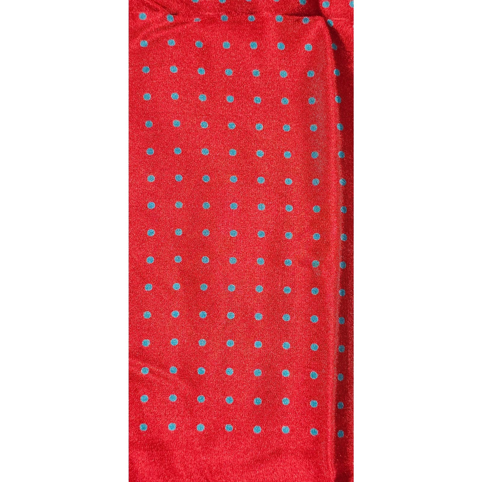 Gucci Gucci Silk Polka Dot Pocket Square /Handkerchief Size ONE SIZE - 5 Thumbnail