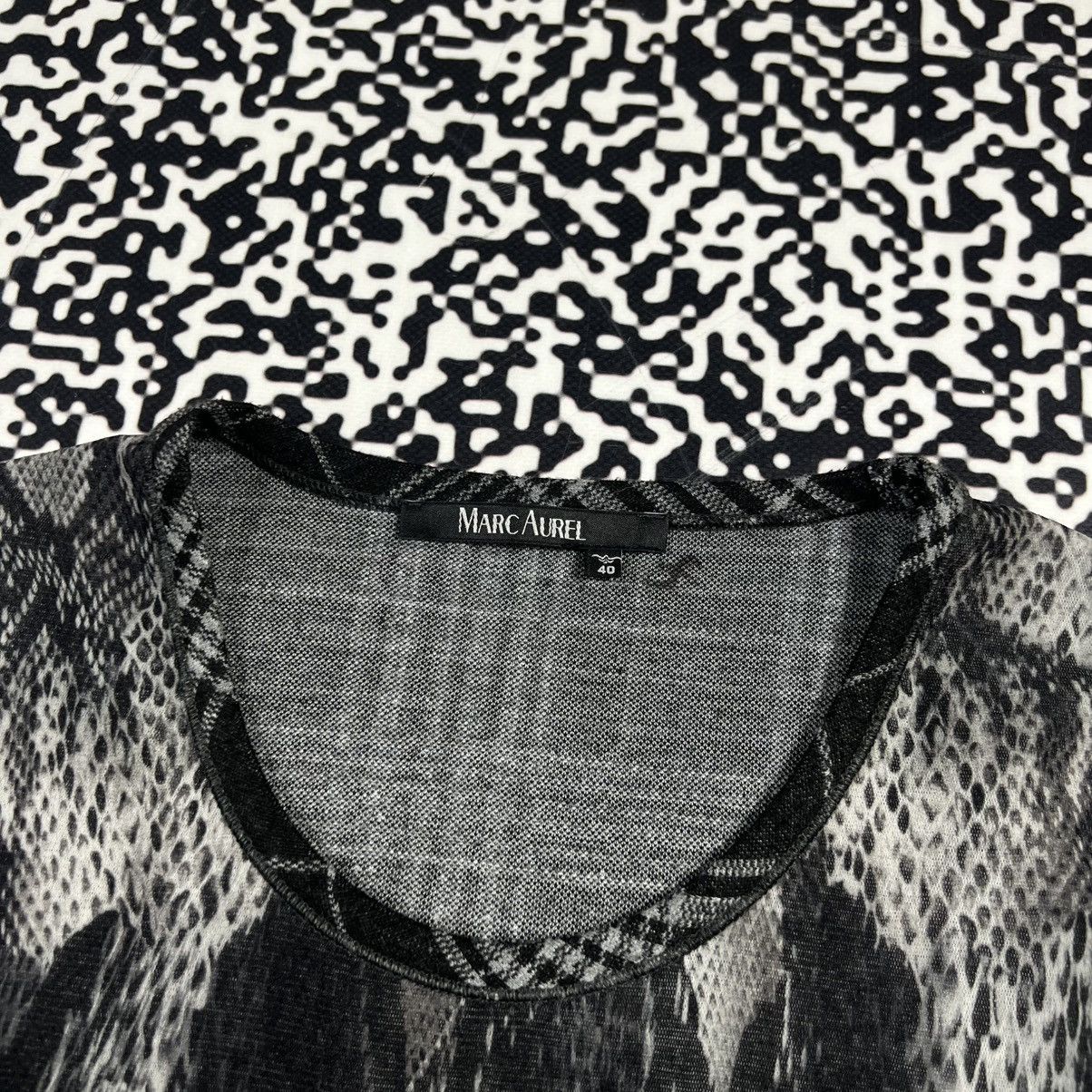 Japanese Brand Vintage Y2K Marc Aurel Snake Retro Mesh Longsleeve Size XL / US 12-14 / IT 48-50 - 17 Thumbnail