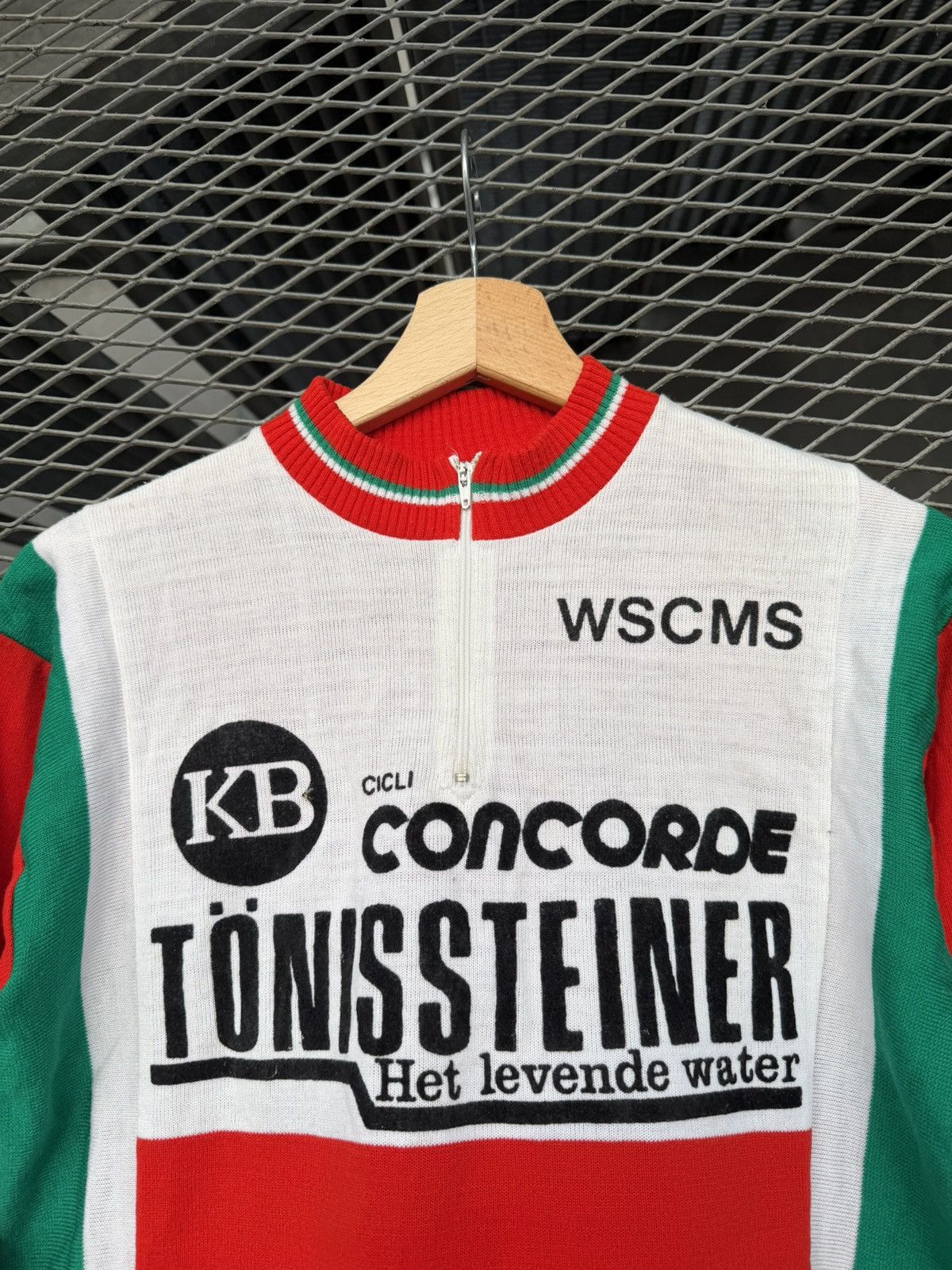 Vintage Vintage Concorde Cicli Tonissteiner Wool Cycle Jersey Size US M / EU 48-50 / 2 - 2 Thumbnail