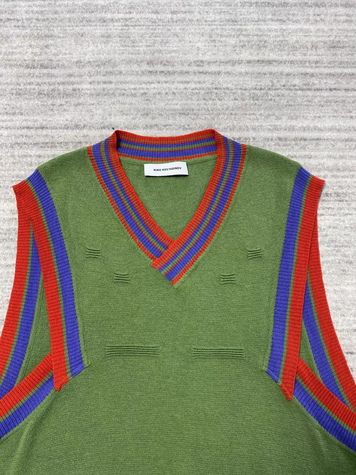 Kiko Kostadinov Kiko Kostadinov Dorset Knit Vest Size 48 9.5/10 Size US M / EU 48-50 / 2 - 2 Thumbnail