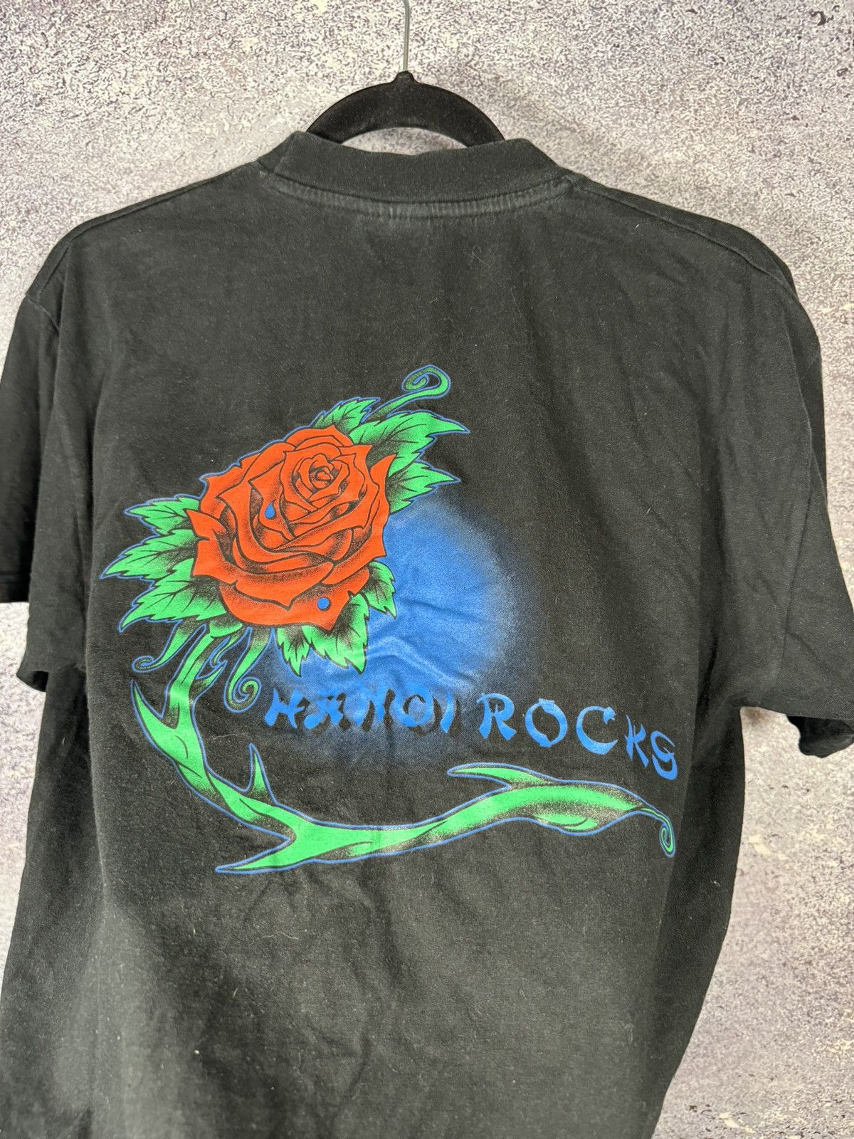 Band Tees × Vintage Vintage Hanoi Rocks T-Shirt Rock Tees Band Streetwear Size US M / EU 48-50 / 2 - 12 Thumbnail