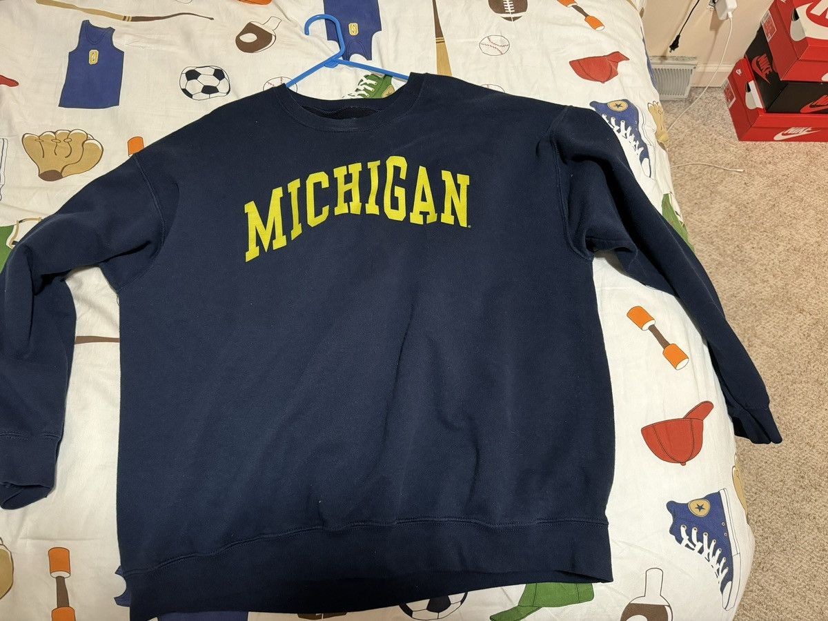 Nike “Michigan” Vintage Crew Neck/Sweatshirt Size US XL / EU 56 / 4 - 1 Thumbnail