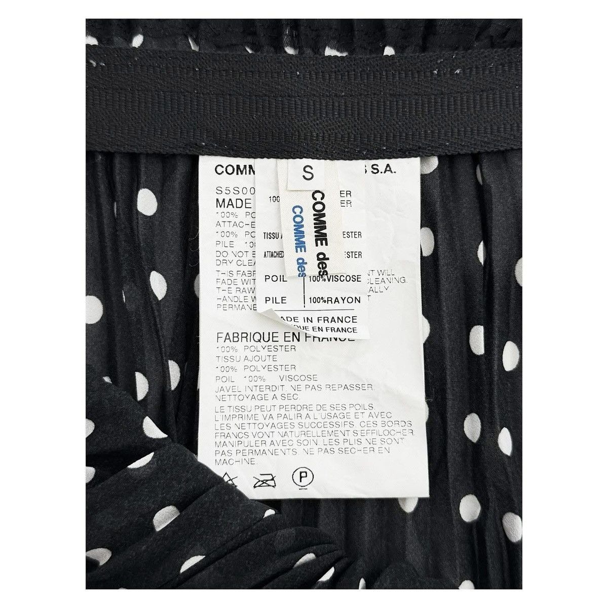 Comme des Garcons Comme Des Garcons Polkadot Skirt Size 25" / US 0 / IT 36 - 3 Thumbnail