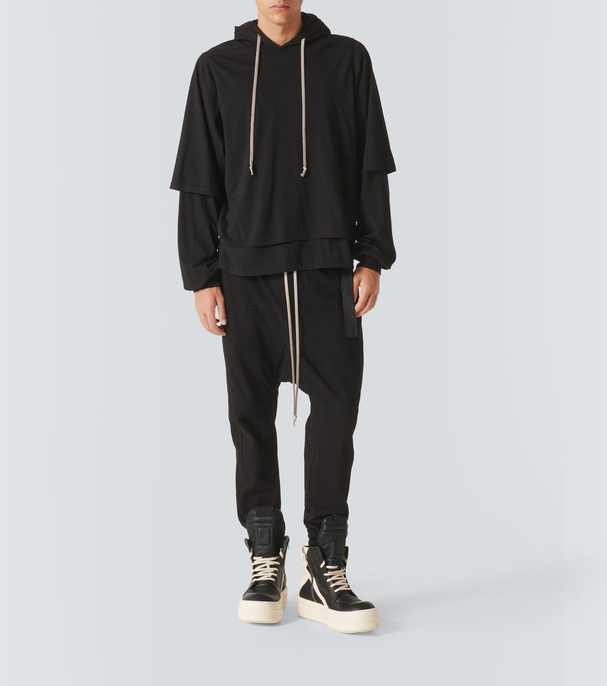 Rick Owens × Rick Owens Drkshdw Rick Owens DRKSHDW Hustler Hoodie Size US M / EU 48-50 / 2 - 2 Thumbnail