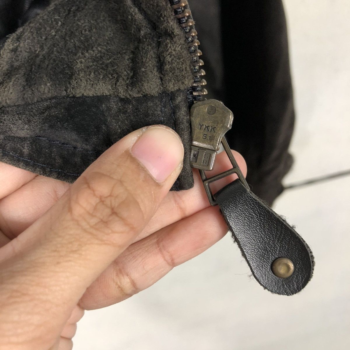 Japanese Brand 🔥VINTAGE GENUINE LEATHER JACKET XENON MEN ISSEY MIYAKE Size US L / EU 52-54 / 3 - 19 Thumbnail