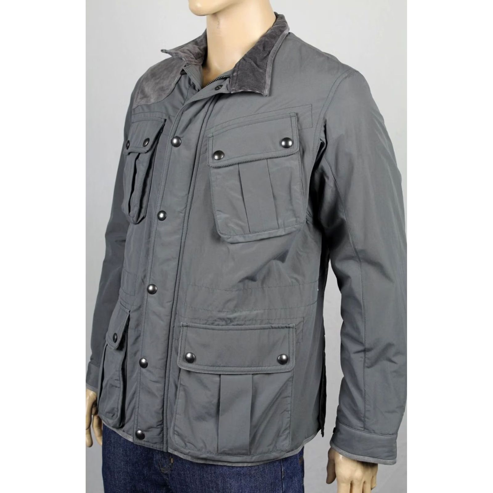 Ralph Lauren POLO Golf Ralph Lauren Large Grey Suede Coat Water Resistant Jacket NWT Size US L / EU 52-54 / 3 - 2 Thumbnail