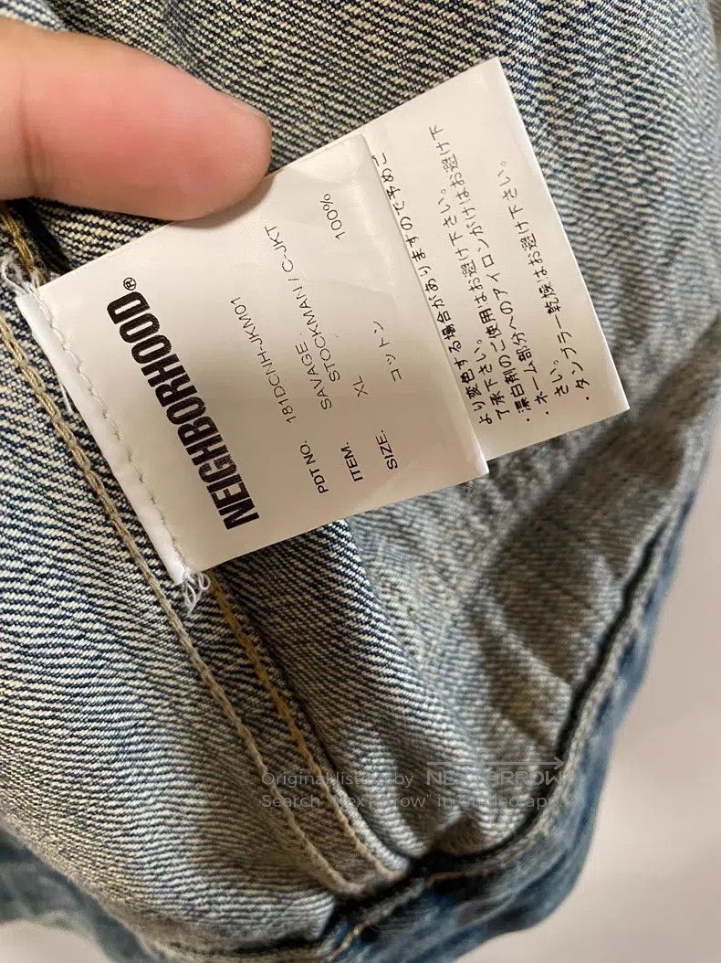 Neighborhood Neighborhood Distressed King Washed Jacket Size US XL / EU 56 / 4 - 4 Thumbnail