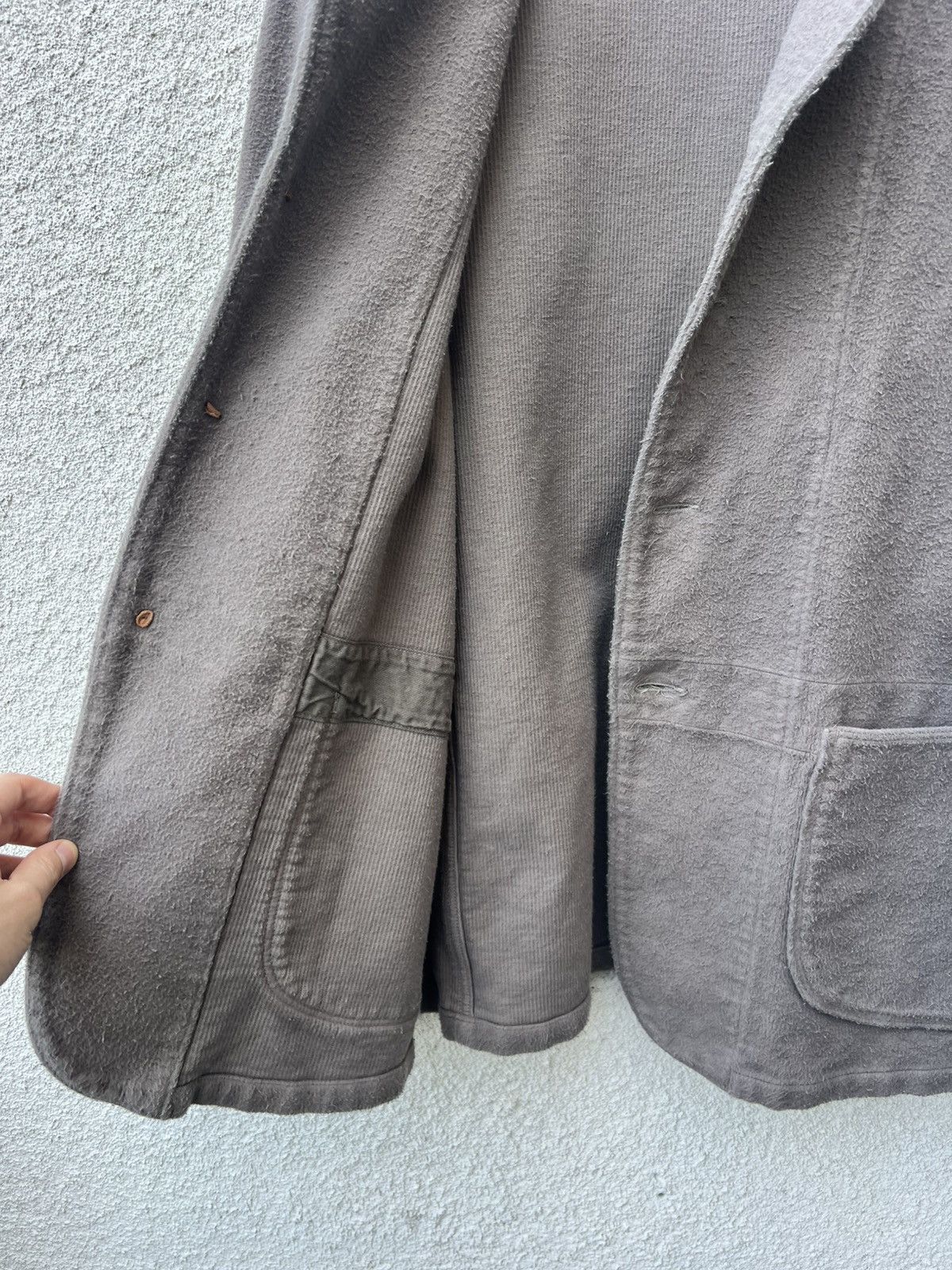 Kapital Napped Heat-Corduroy HOSPITAL JKT in Grey size 3 Large Size US L / EU 52-54 / 3 - 4 Thumbnail