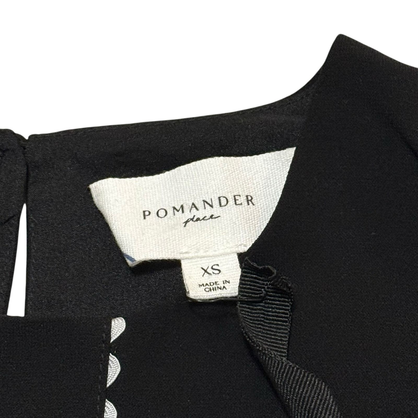 Other NEW Pomander Place Isabel Bow Dress Black White Size XS Size XS / US 0-2 / IT 36-38 - 5 Thumbnail