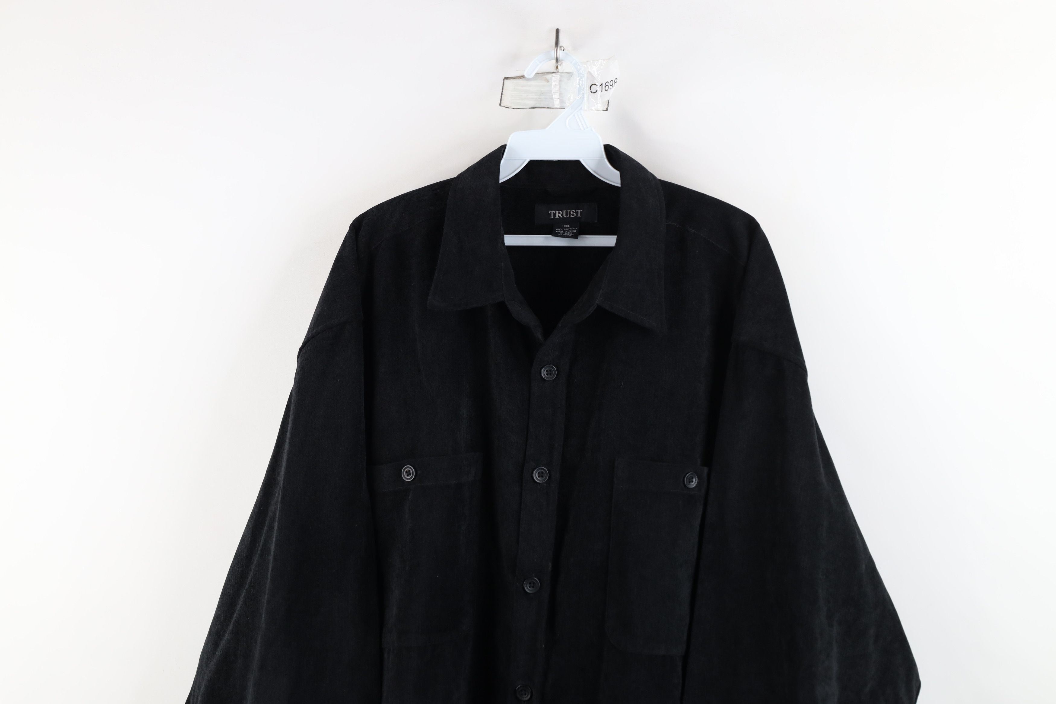 Vintage Vintage 90s Streetwear Heavyweight Corduroy Button Shirt Size US XXL / EU 58 / 5 - 2 Thumbnail