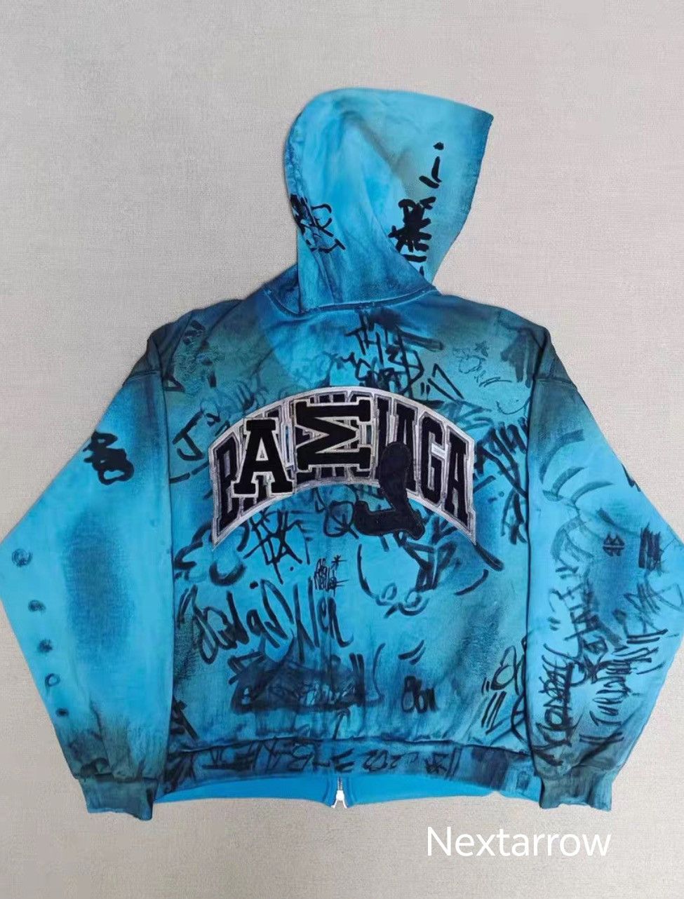 Balenciaga Balenciaga 23ss blue Manchester United graffi 2412-Nextarrow Size US XS / EU 42 / 0 - 2 Thumbnail
