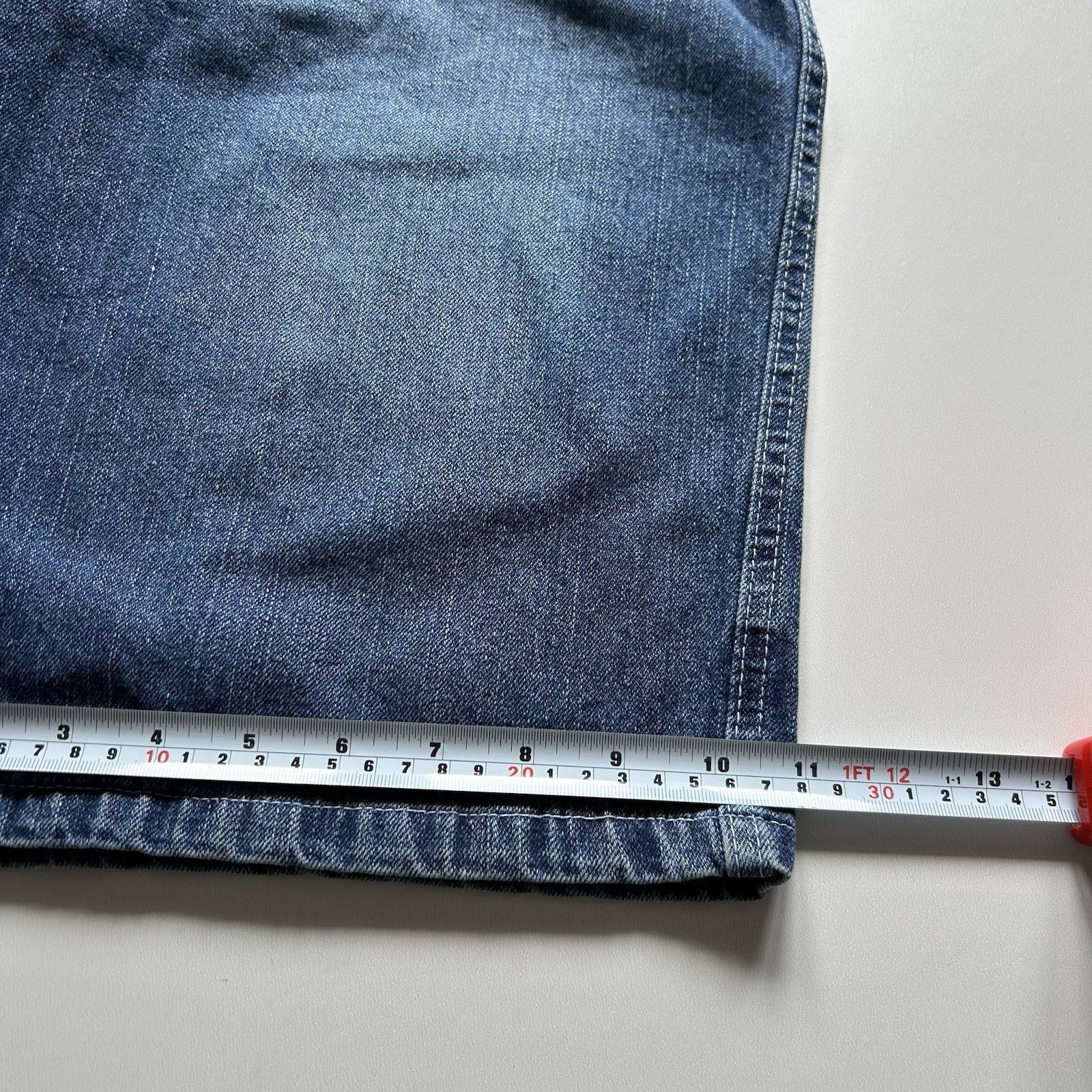 Vintage Vintage Exco Jorts Mens 28 Y2K Blue Denim Jean Shorts Baggy Size US 28 / EU 44 - 9 Thumbnail