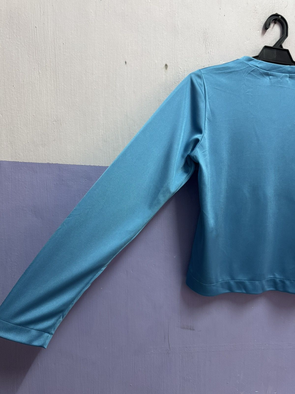 Tricot Comme des Garcons Vintage 90s Comme Des Garcons Crop Top Long Sleeve Size S / US 4 / IT 40 - 6 Thumbnail