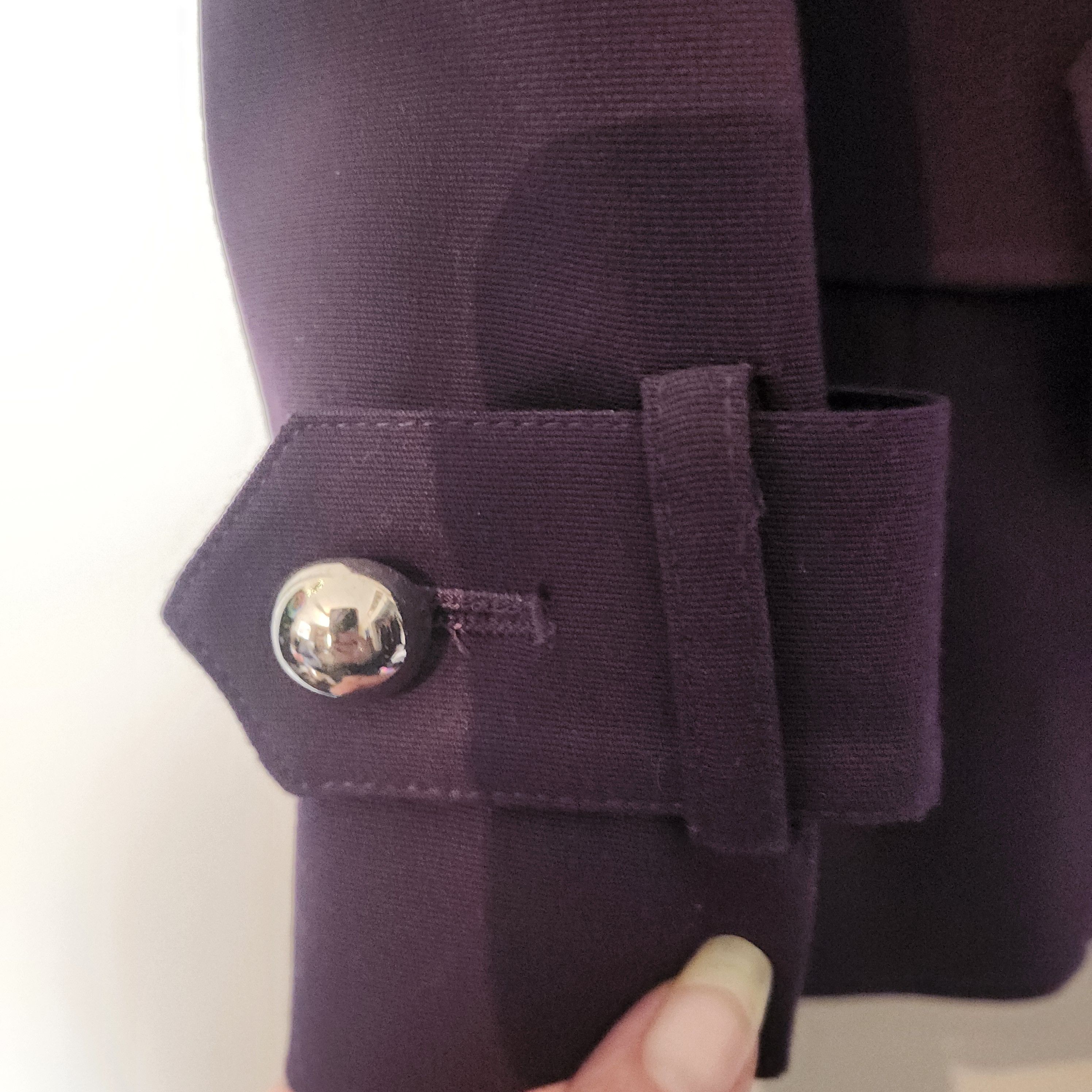Apt. 9 Apt. 9 Women's Purple Double Breasted Pea Coat Jacket Size 8 Size M / US 6-8 / IT 42-44 - 7 Thumbnail