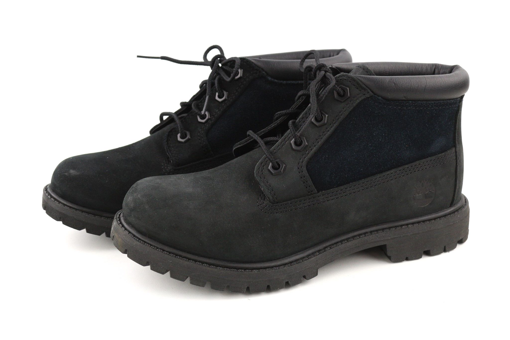 Timberland A1R2M UK5 Black Leather Ortholite 80971 Size US 5.5 / IT 35.5 - 2 Thumbnail