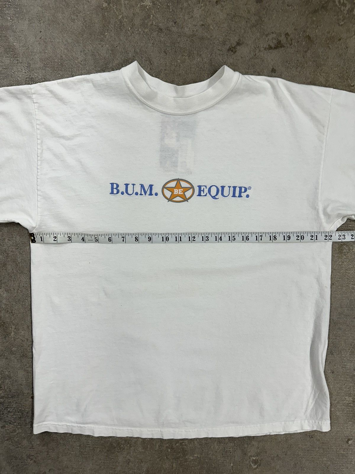 B.U.M Equipment Vintage 90s Bum Equipment BE Logo T-Shirt Size US L / EU 52-54 / 3 - 13 Thumbnail