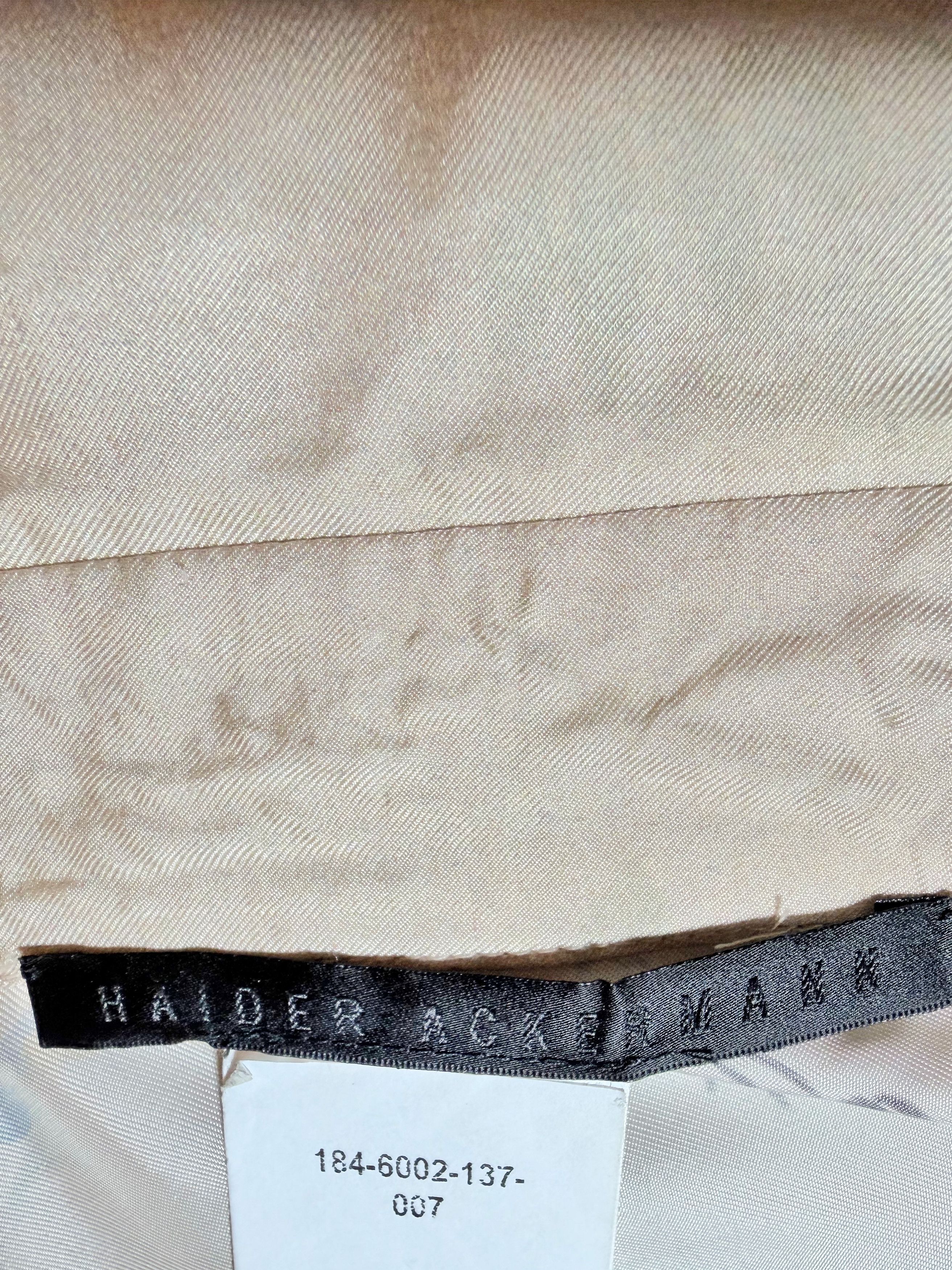 Haider Ackermann Rare Freesia Sand Biais Detail Shirt Size US S / EU 44-46 / 1 - 12 Thumbnail