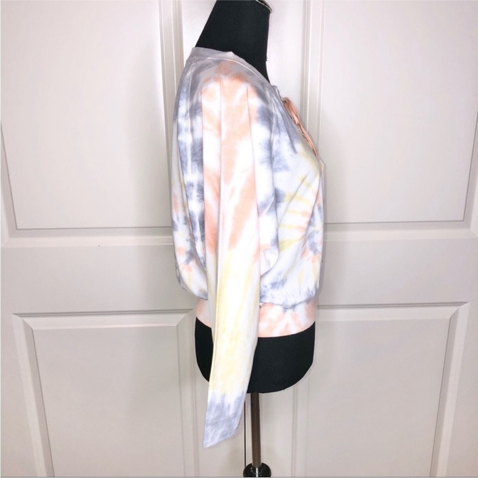 Young Fabulous & Broke YFB YOUNG FABULOUS White Tie Dye Pullover Sweatshirt Top Size M / US 6-8 / IT 42-44 - 2 Thumbnail