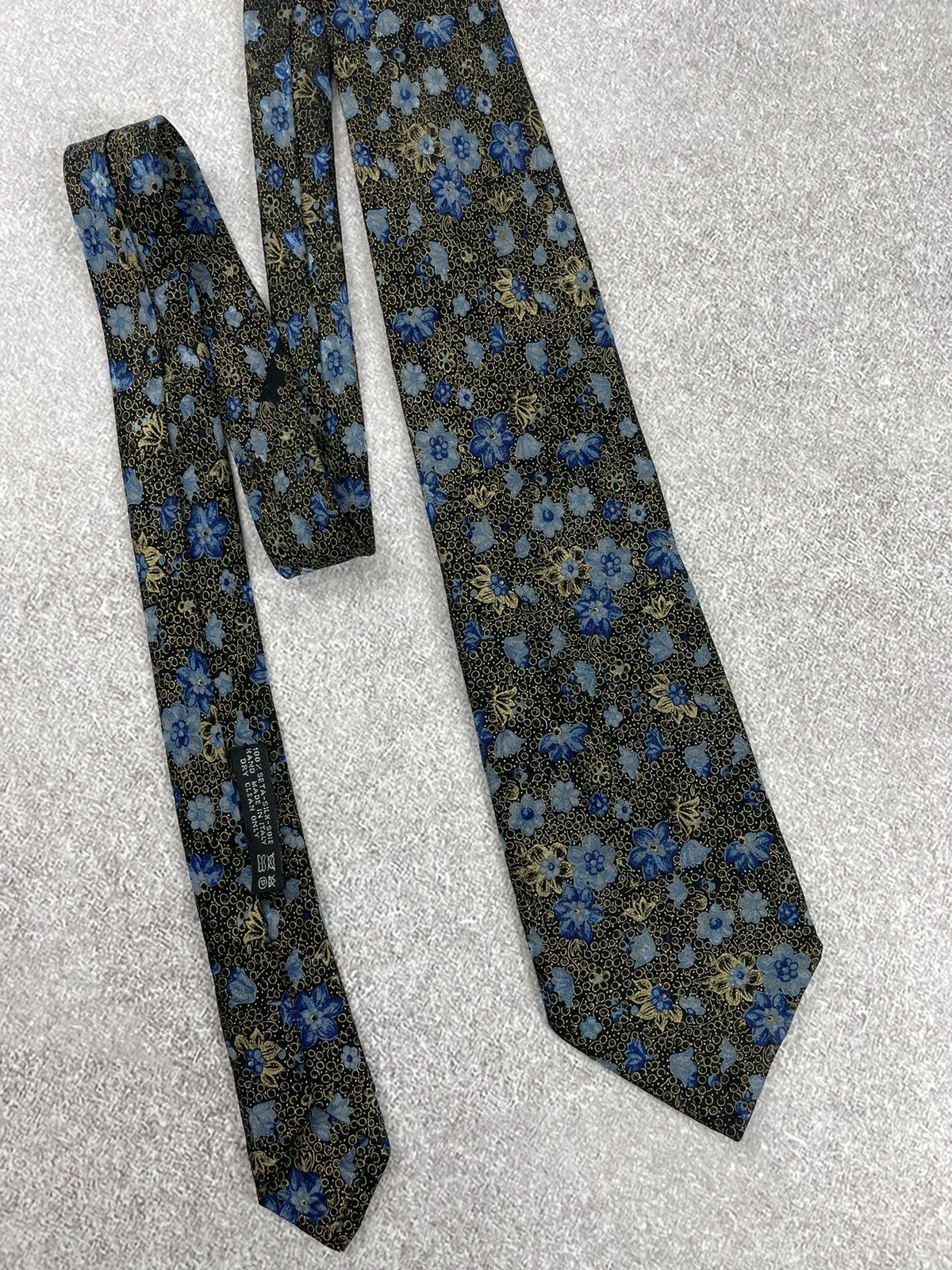 Brioni Brioni Printed Flowers Silk Tie Size ONE SIZE - 3 Thumbnail
