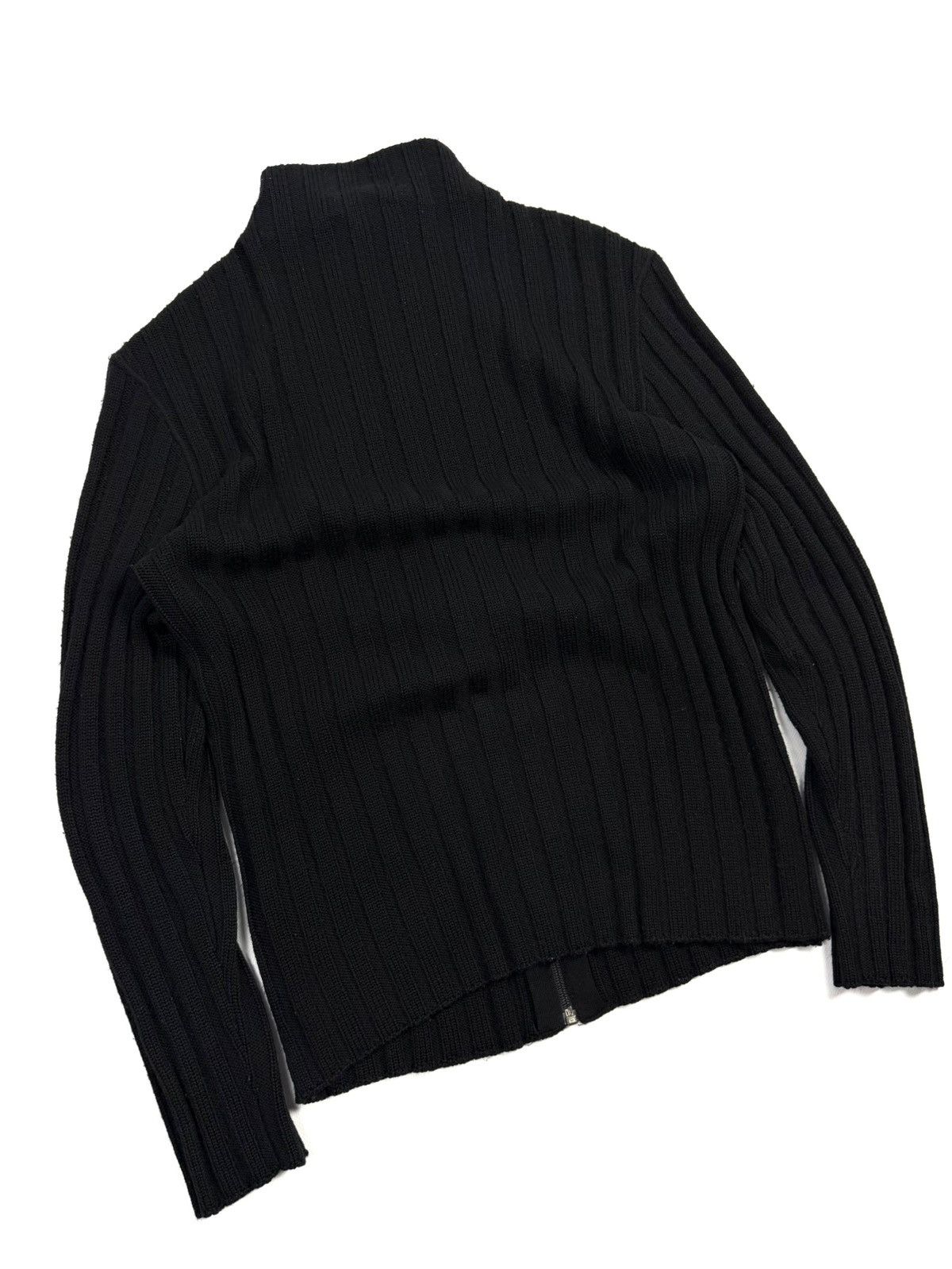 Armani Armani Jeans Y2K Full Zip Wool Blend Knit SweaterAvant Garde Size US M / EU 48-50 / 2 - 10 Thumbnail