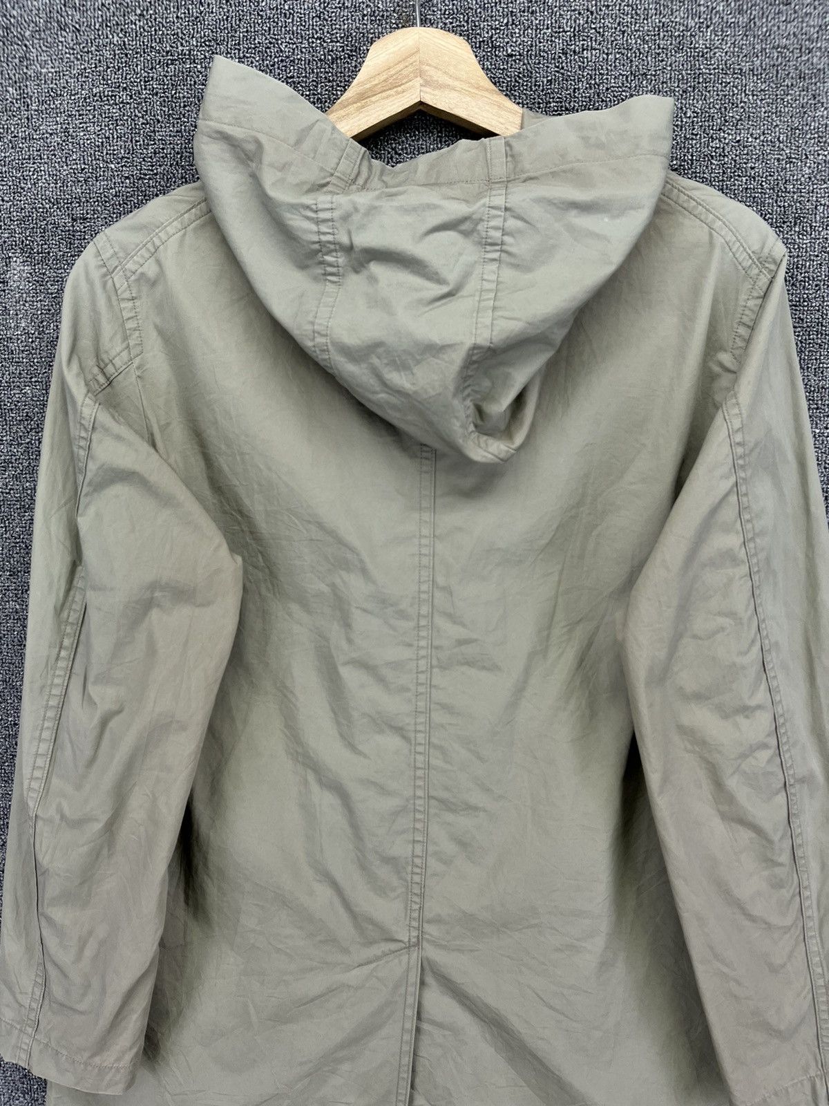 Danton Vintage Danton Vetement Hooded Button Up Light Jacket Size XS / US 0-2 / IT 36-38 - 11 Thumbnail