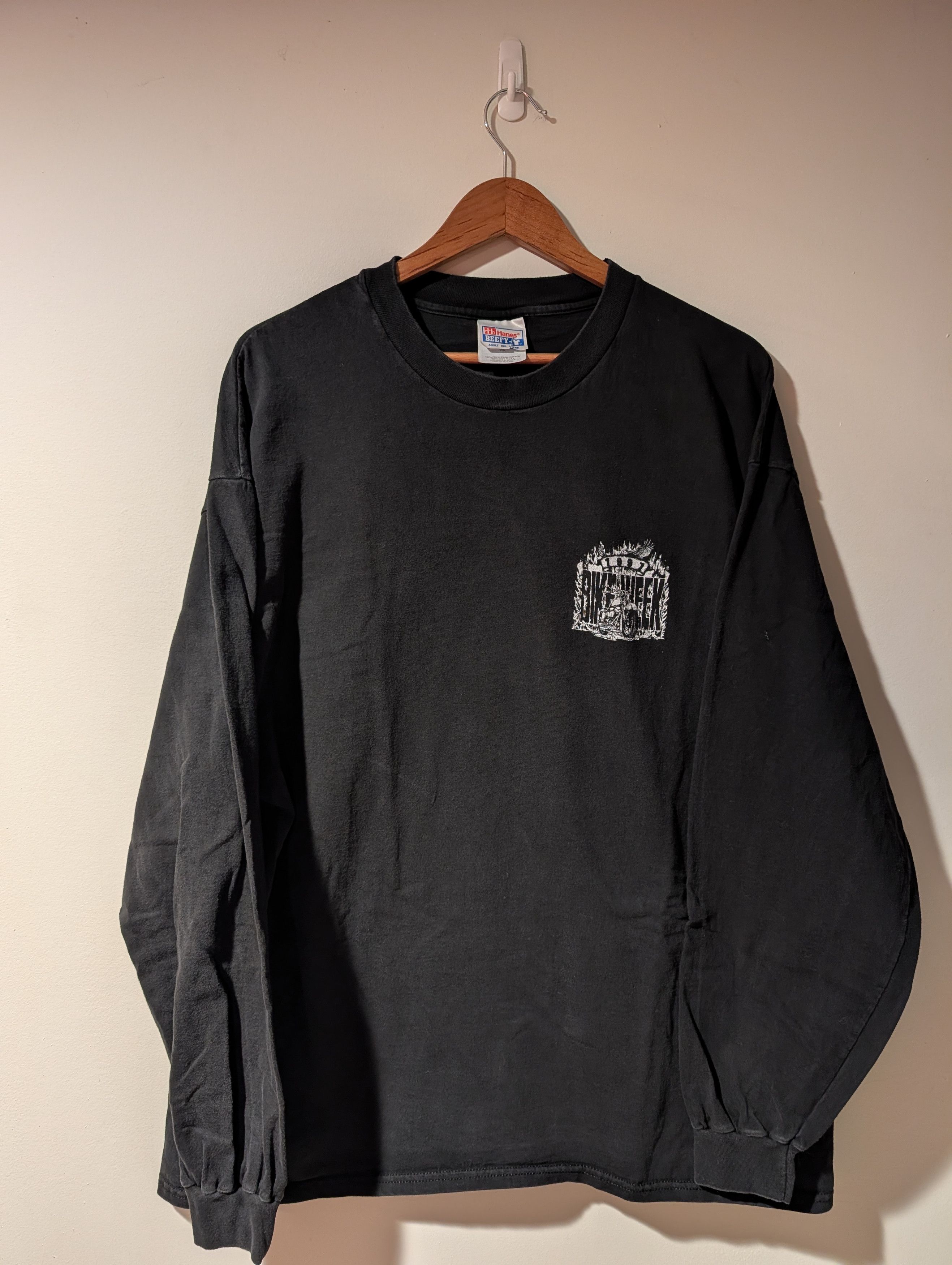 Harley Davidson Vintage 1997 Daytona Beach Bike Week Long Sleeve Shirt Hanes Size US XXL / EU 58 / 5 - 4 Thumbnail