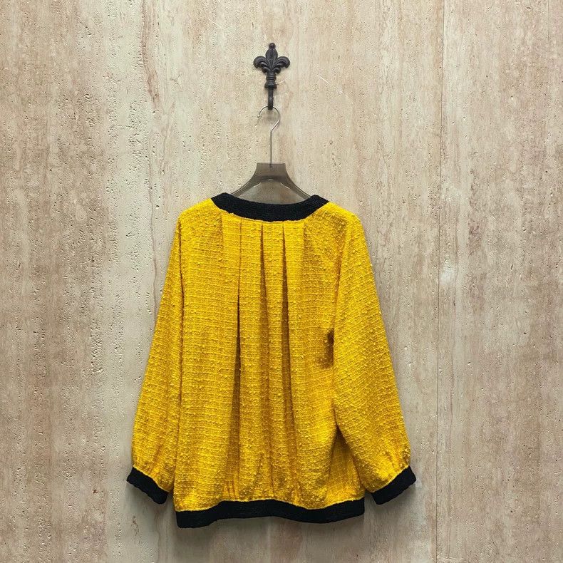 Gucci Gucci Yellow and black color block tweed woven small fragra Size M / US 6-8 / IT 42-44 - 2 Thumbnail