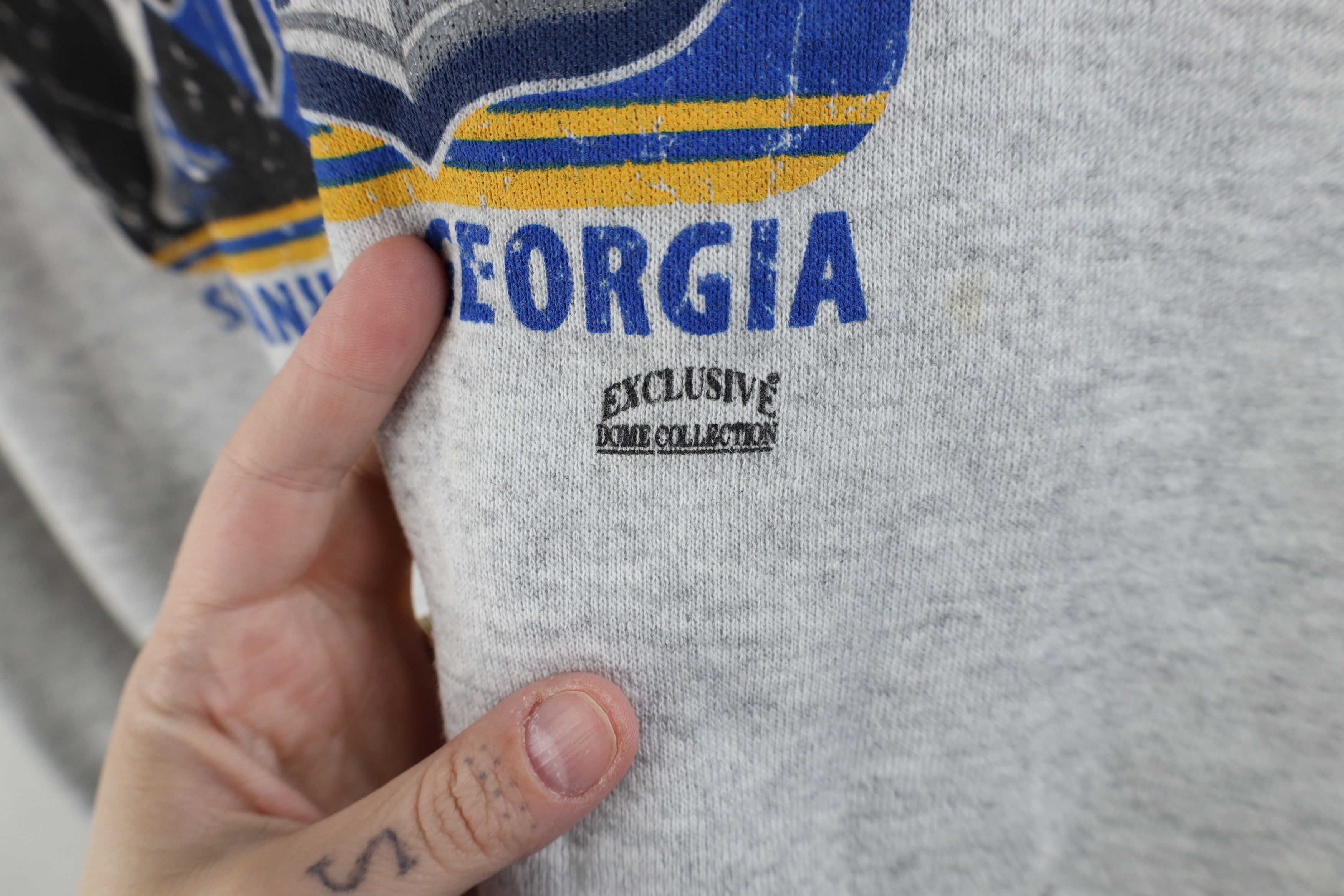 Vintage Vintage Super Bowl Champs St Louis Rams Football Sweatshirt Size US XL / EU 56 / 4 - 5 Thumbnail