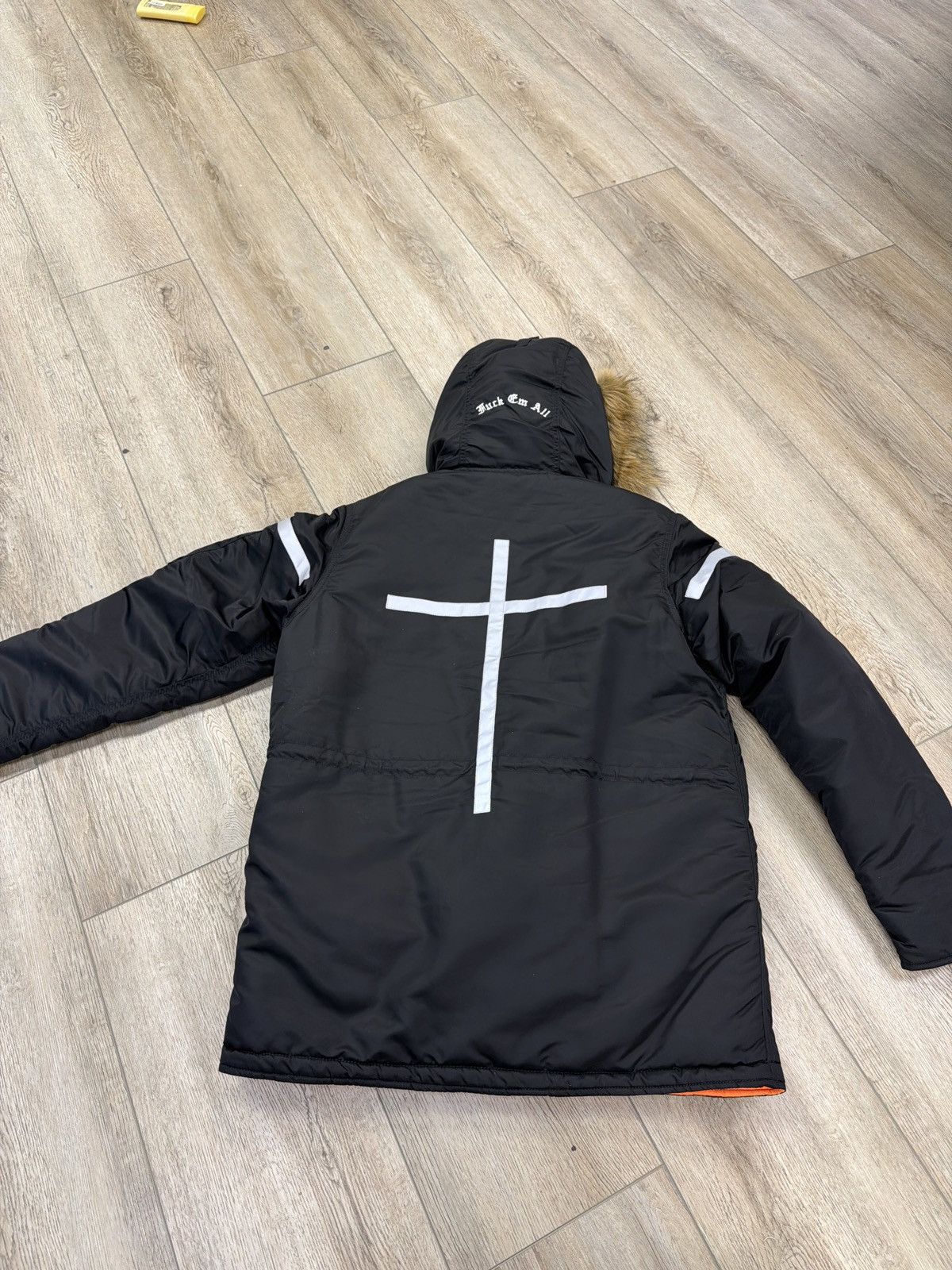 Supreme Supreme reflective cross n-38 parka black Size US M / EU 48-50 / 2 - 2 Thumbnail