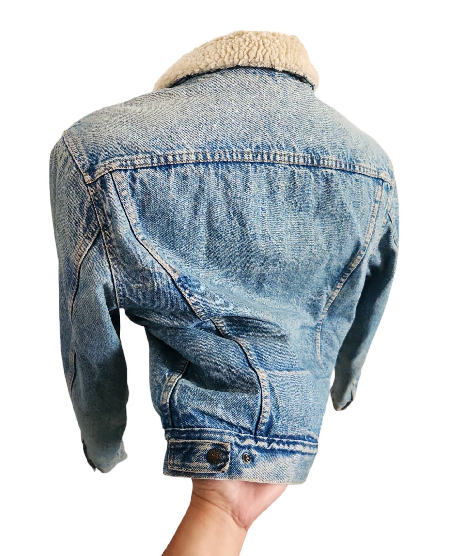 Levi's × Vintage LEVI'S TRUE VINTAGE SHERPA TRUCKER DENIM JACKET 1970S SZ 40 Size US M / EU 48-50 / 2 - 7 Thumbnail