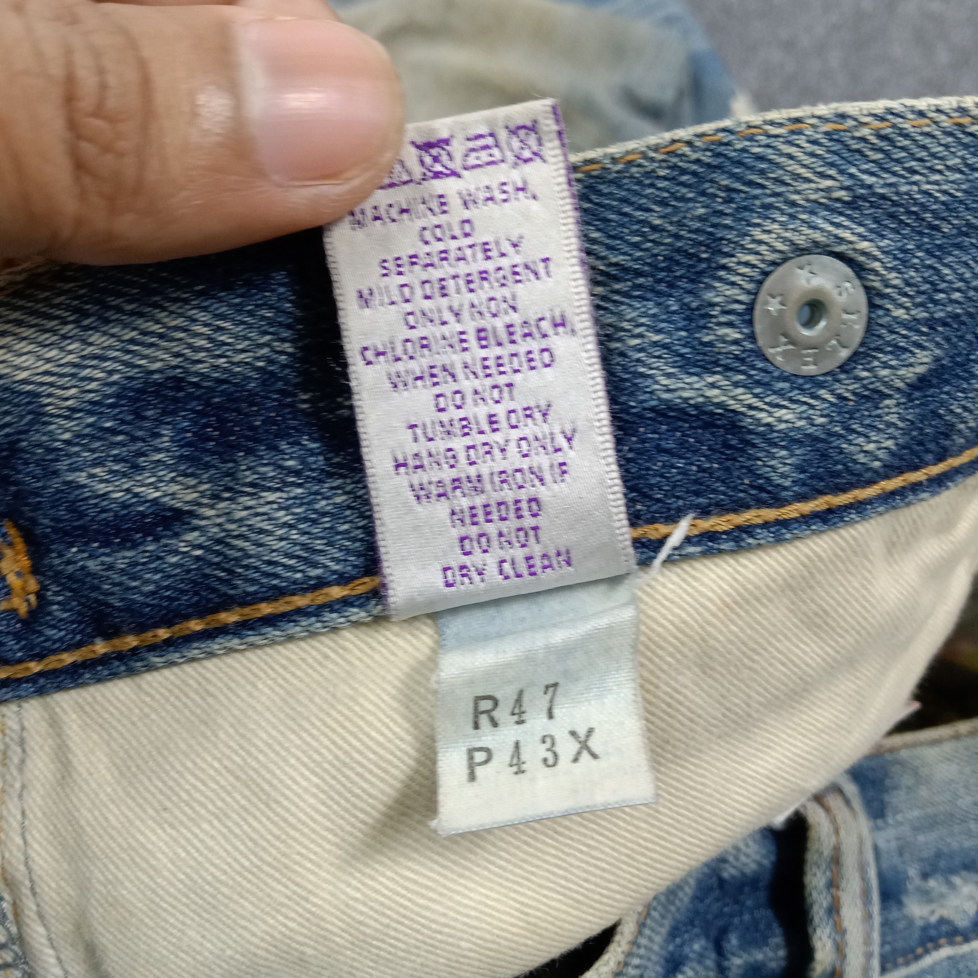 Prps PRPS Designer Distressed Denim Jeans E1A38 Size US 32 / EU 48 - 15 Thumbnail